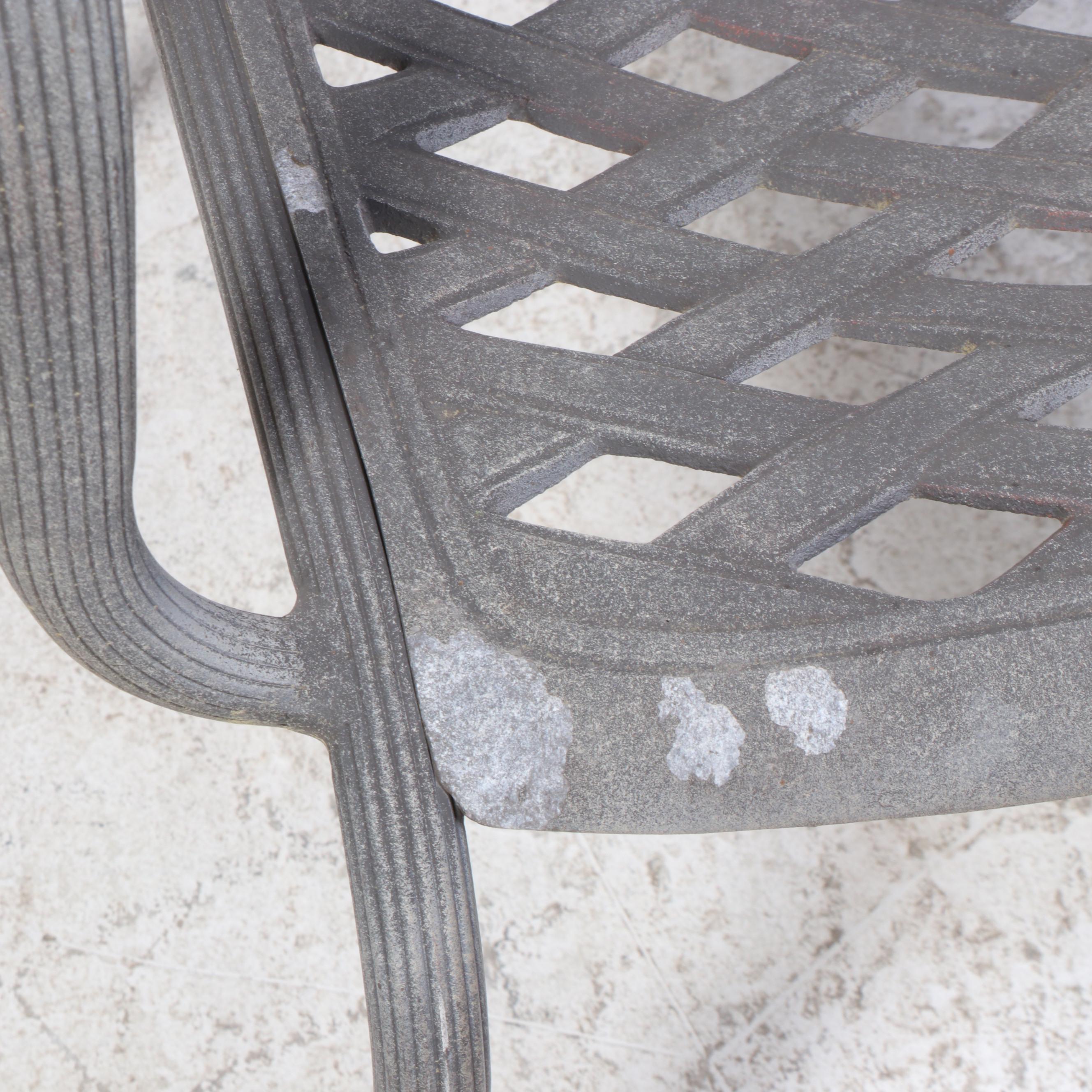 Garden Treasures Classics Pressed Aluminum Patio Armchairs