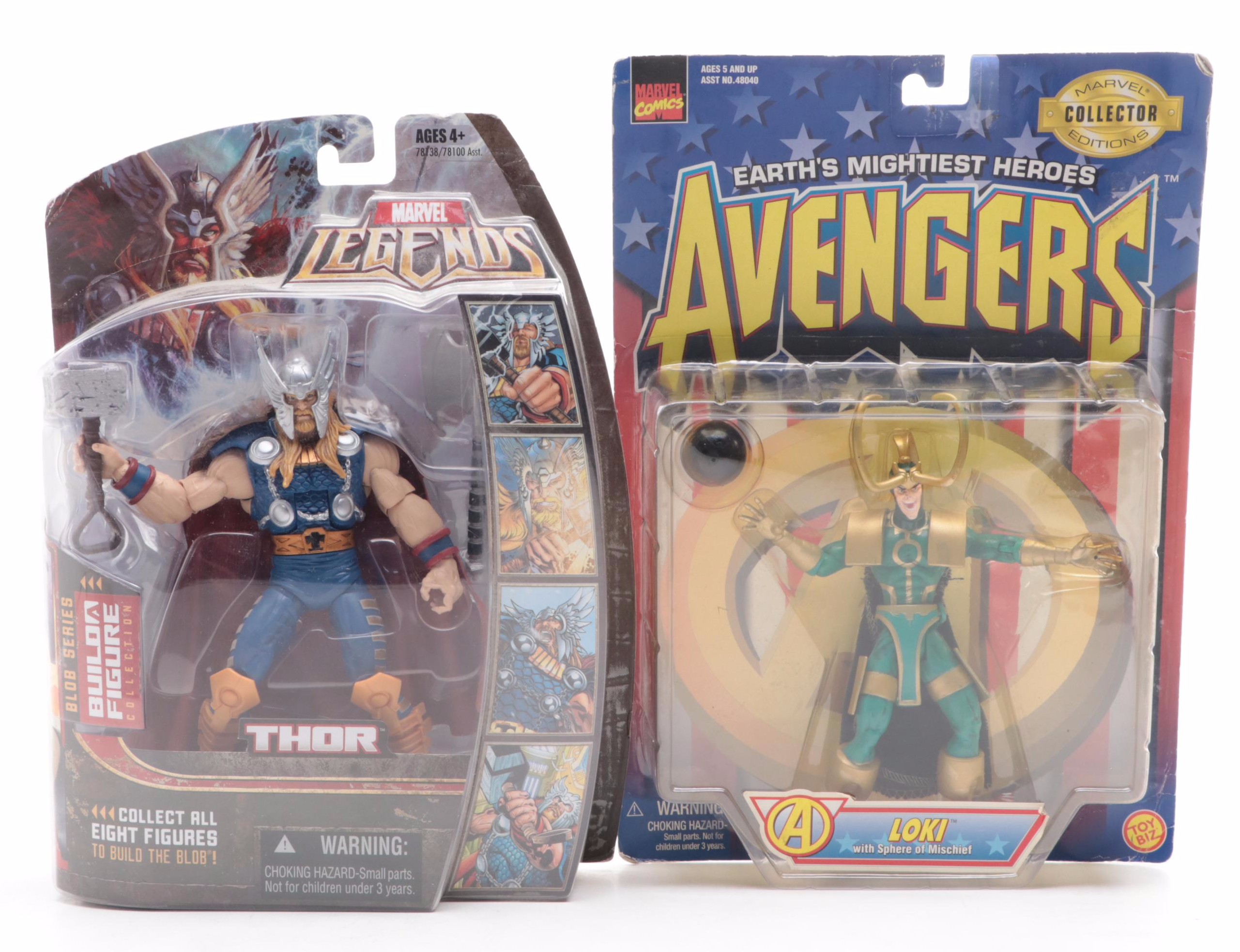 Hasbro Marvel Thor and Loki Action Figures