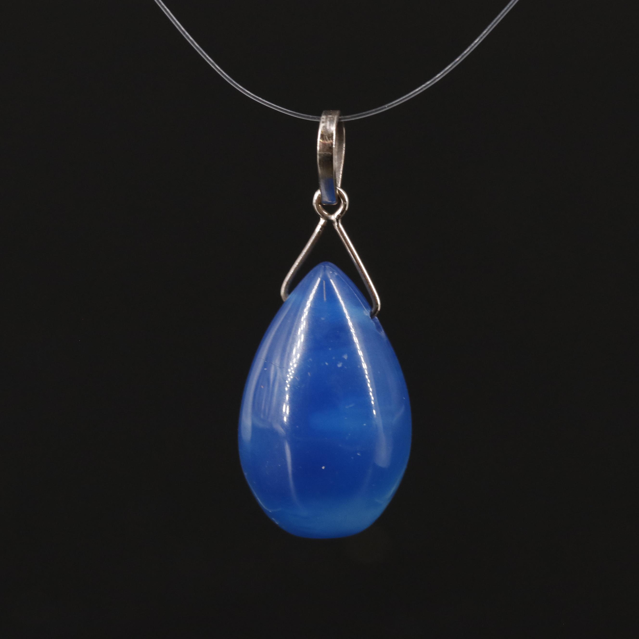 14K Agate Pendant