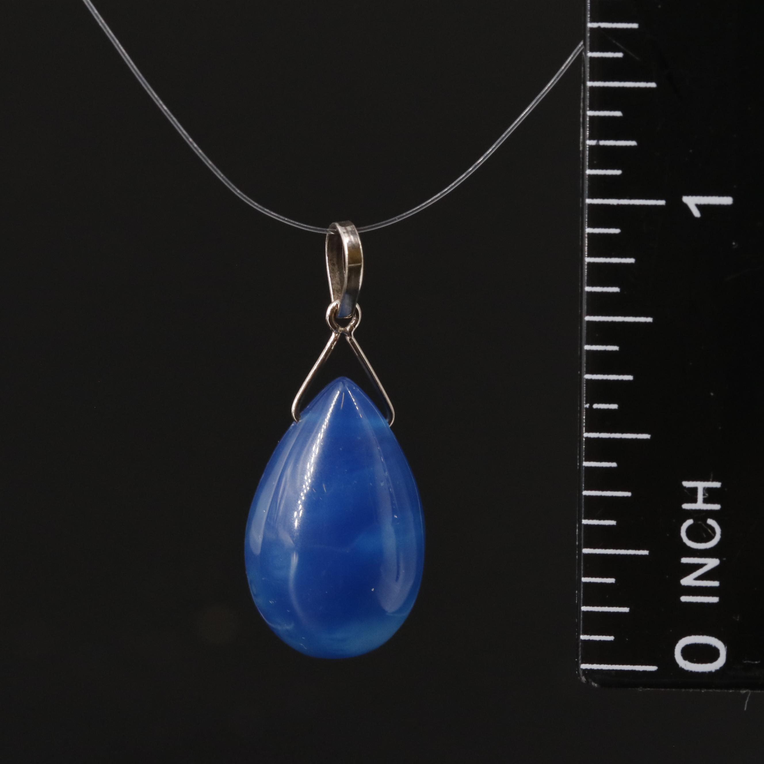 14K Agate Pendant
