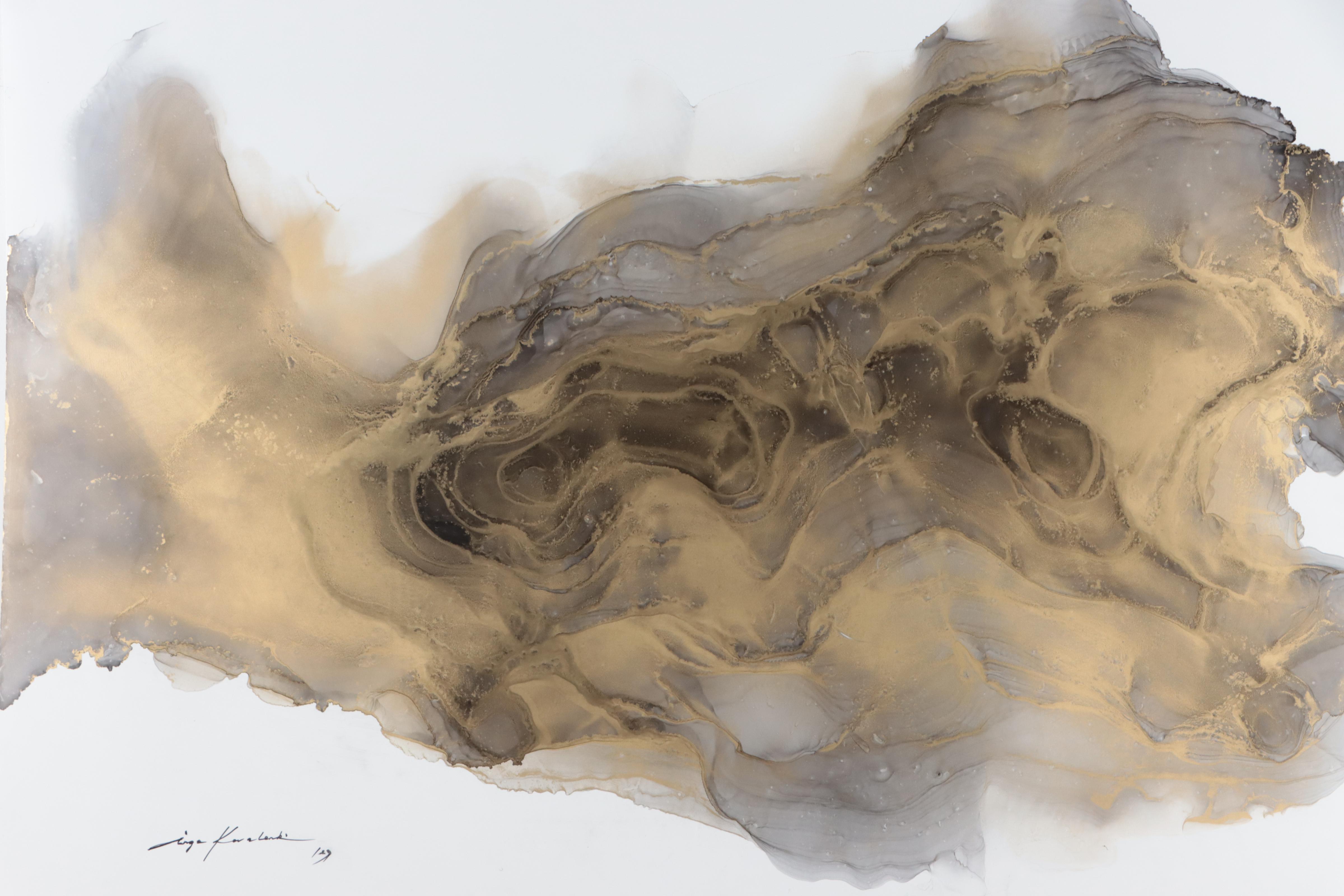 Inga Kovalenko Abstract Ink Painting, 2023