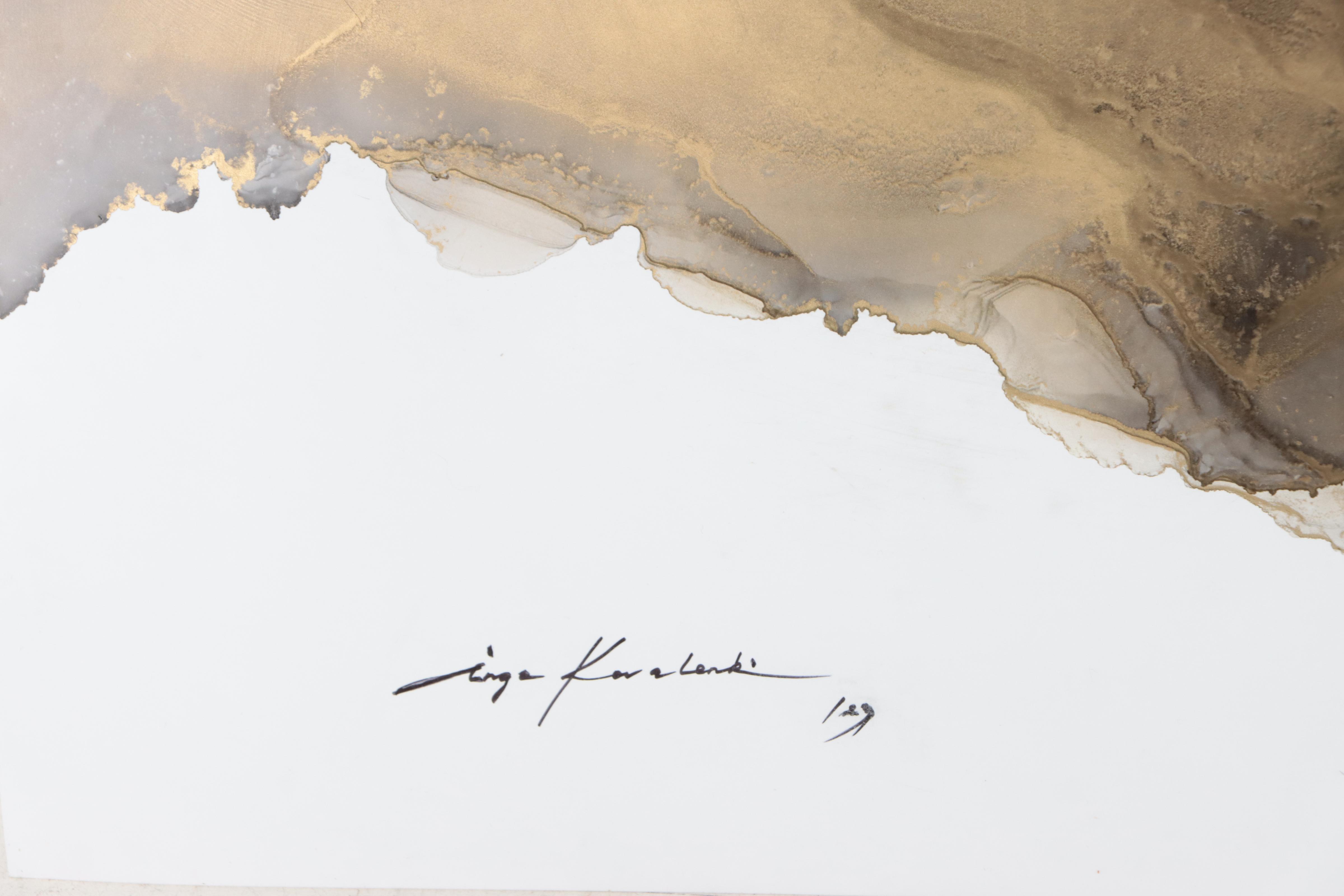 Inga Kovalenko Abstract Ink Painting, 2023