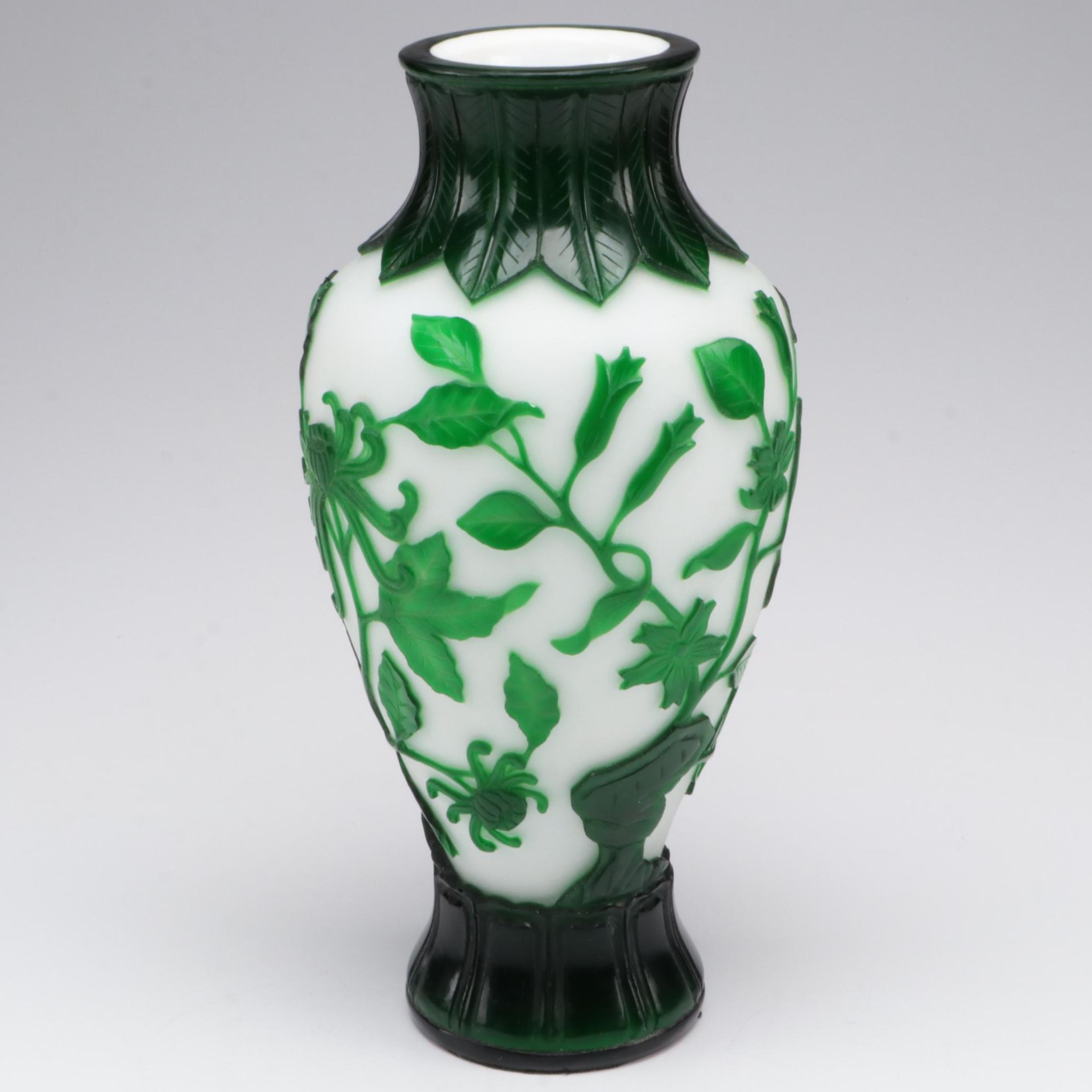 Chinese Peking Glass Vase