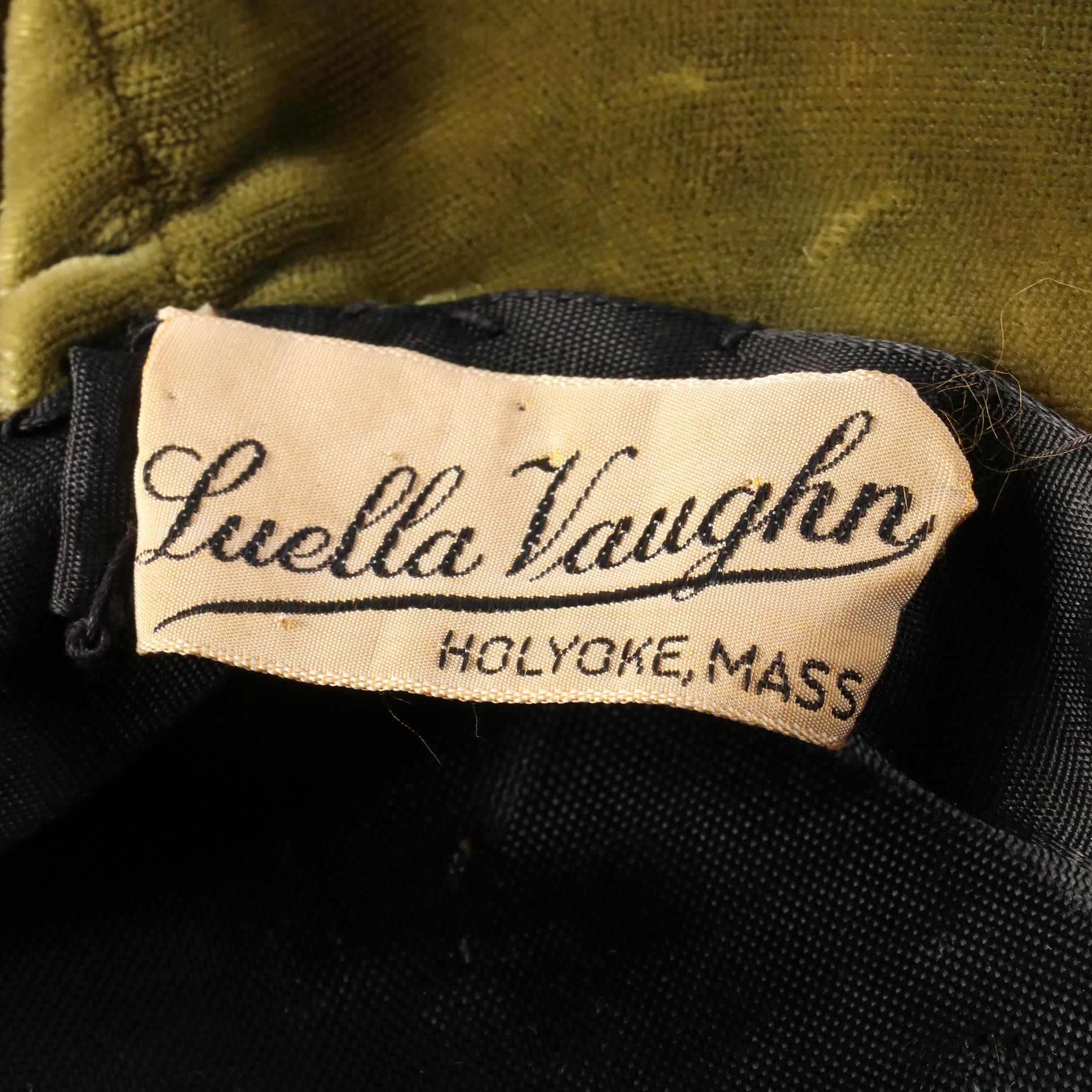 Whittall & Shon Wool Felt Breton Hat with Other Calot Feather Half Hats