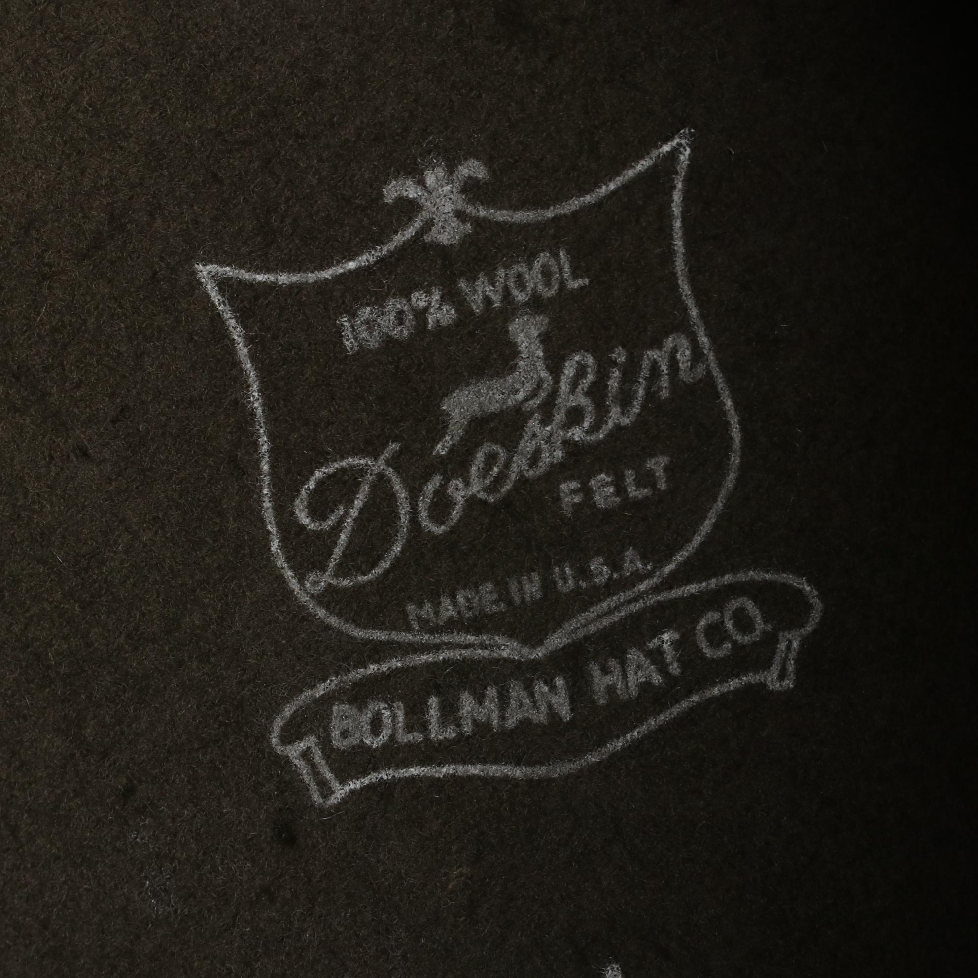 Whittall & Shon Wool Felt Breton Hat with Other Calot Feather Half Hats