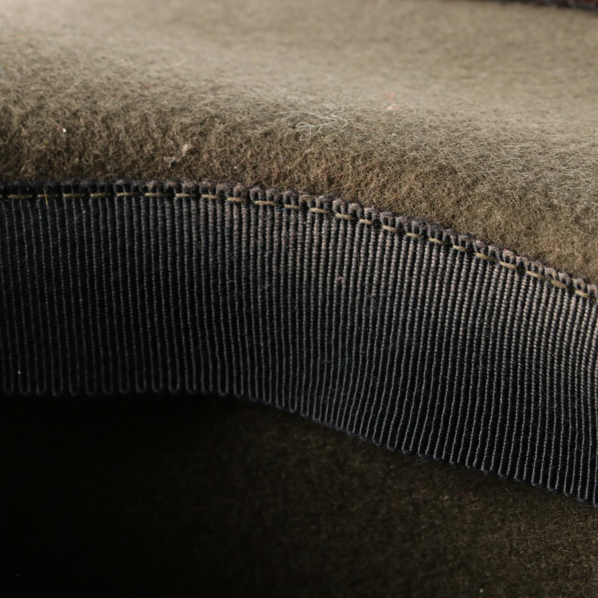 Whittall & Shon Wool Felt Breton Hat with Other Calot Feather Half Hats