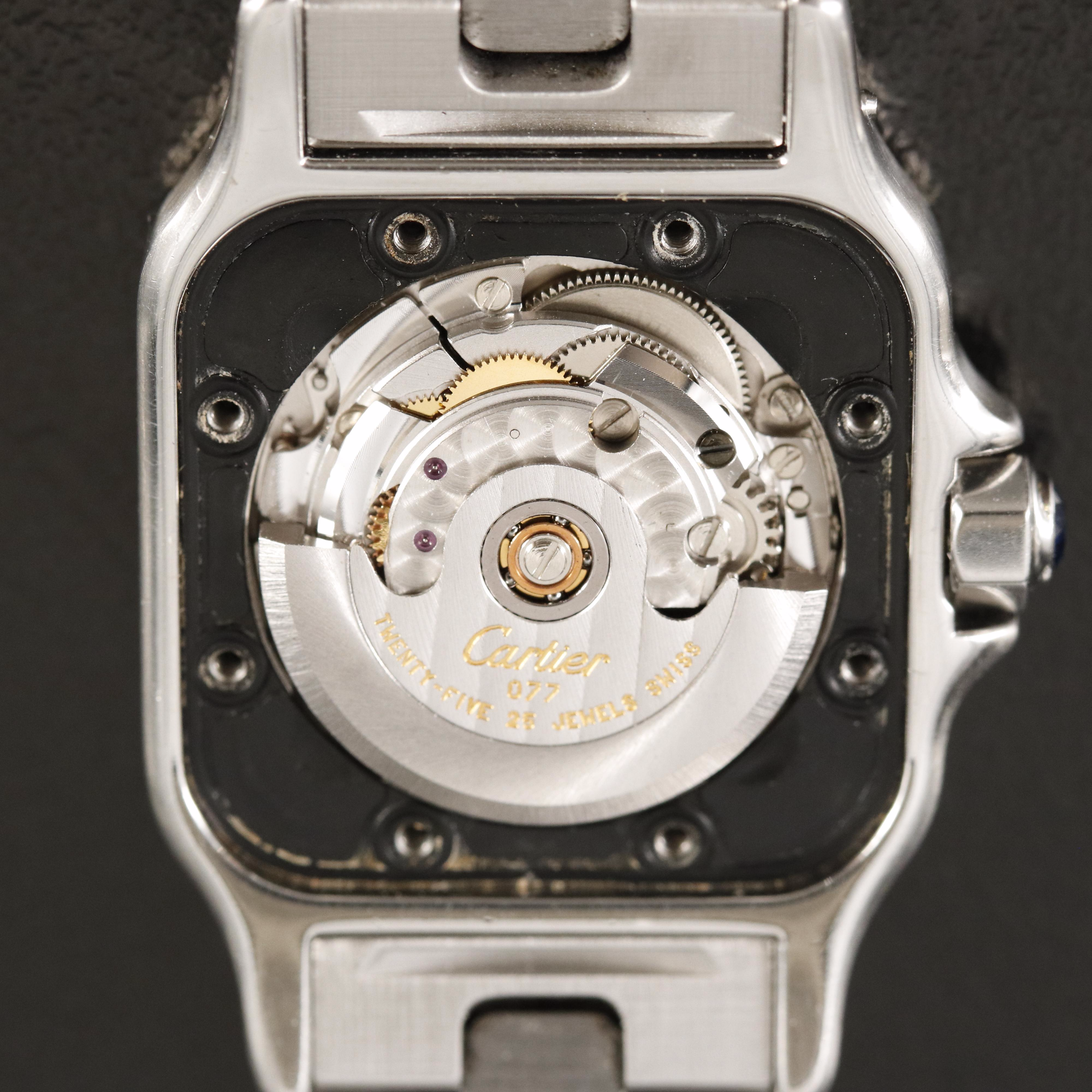 Cartier Santos Galbée Date Steel Automatic Watch