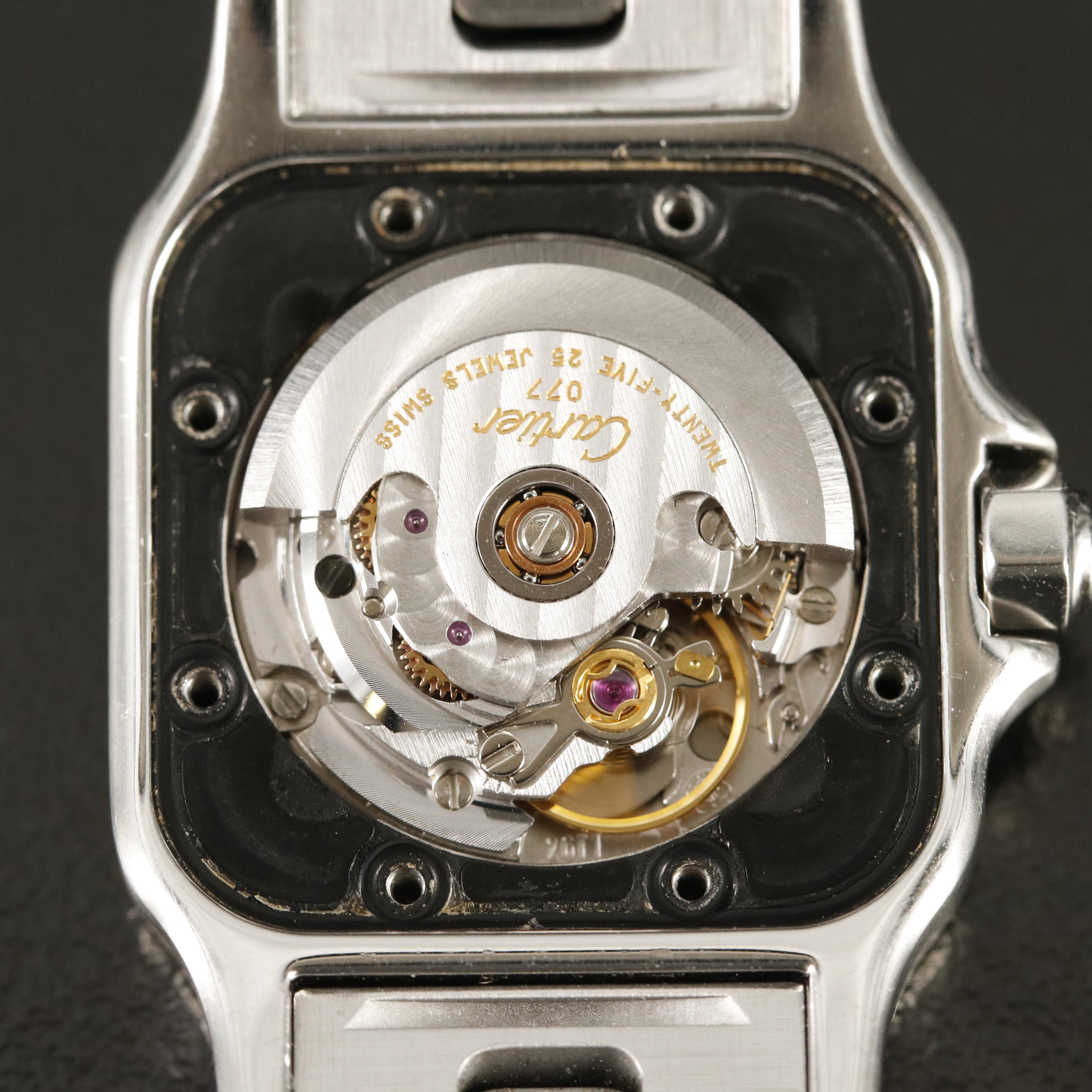 Cartier Santos Galbée Date Steel Automatic Watch