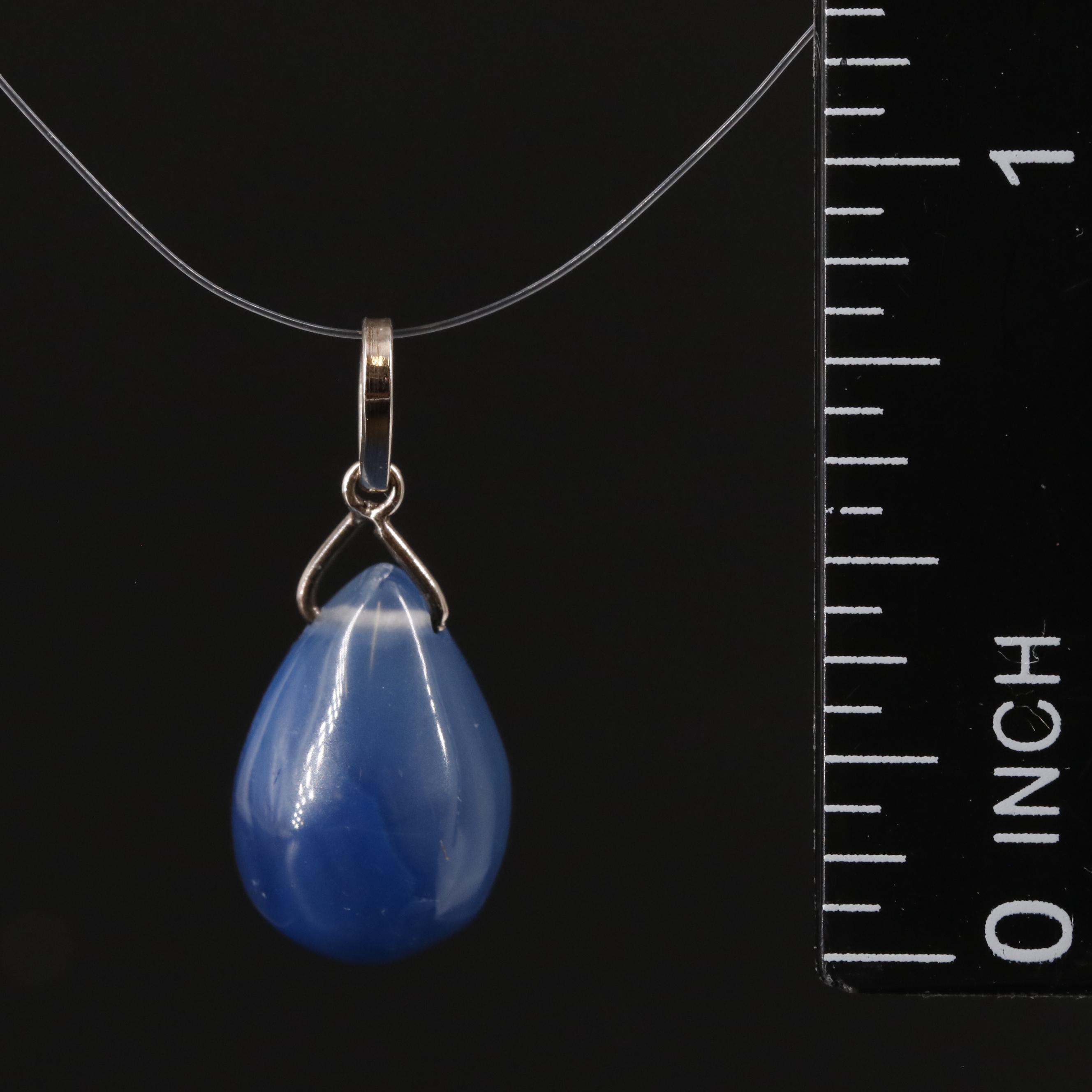 14K Agate Pendant