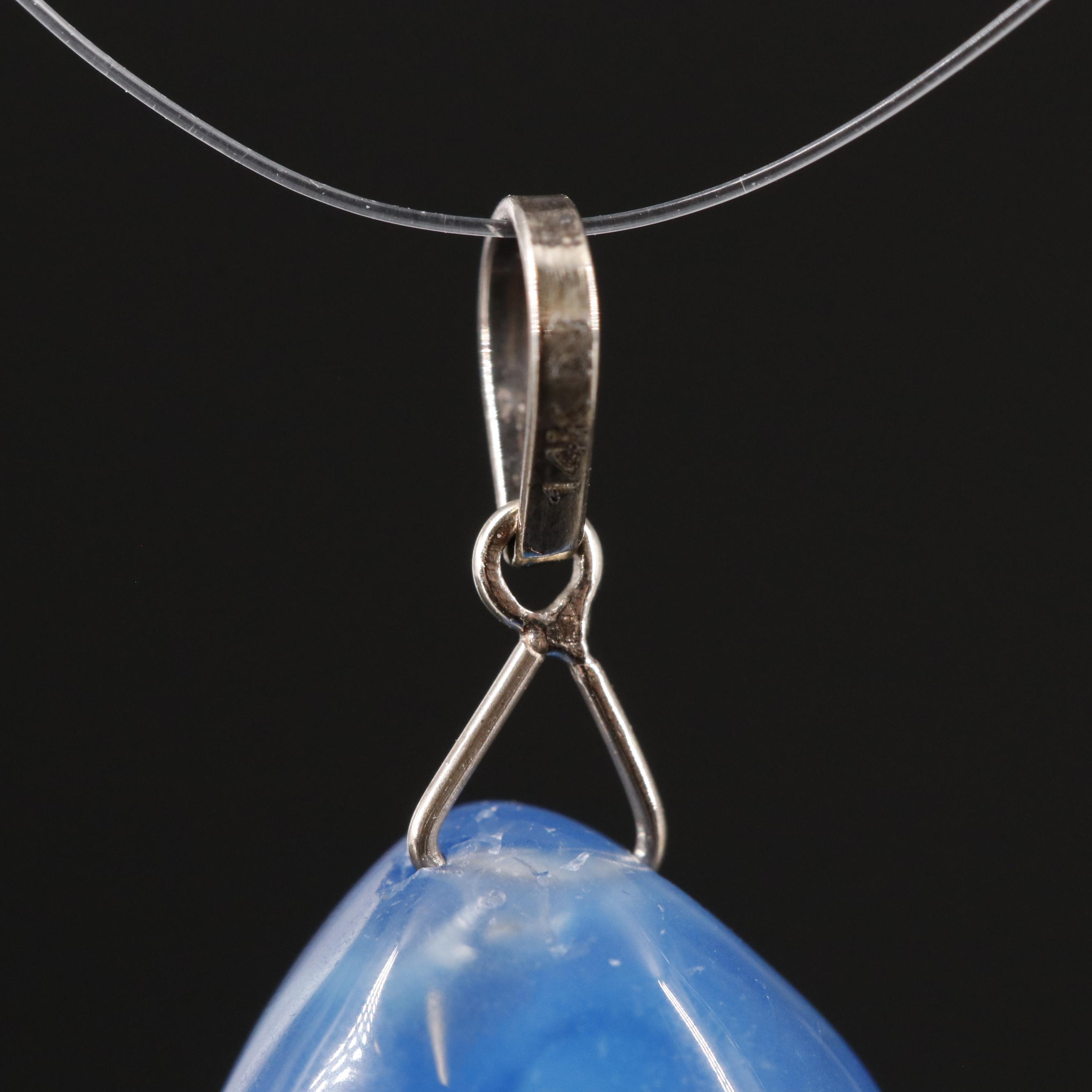 14K Agate Pendant