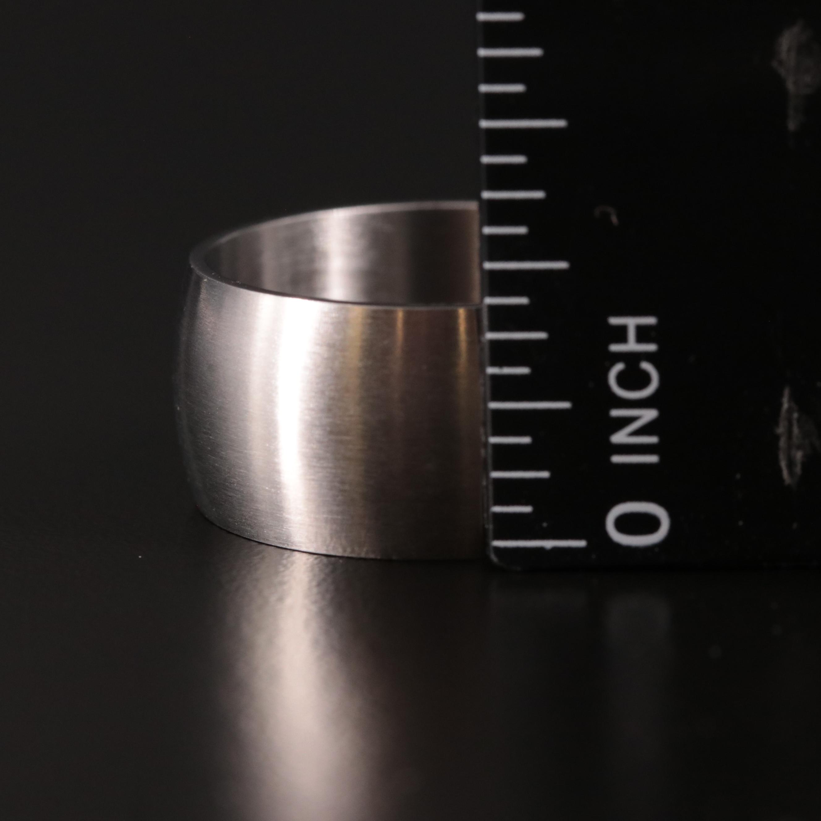 Satin Finish Stainless Steel Band