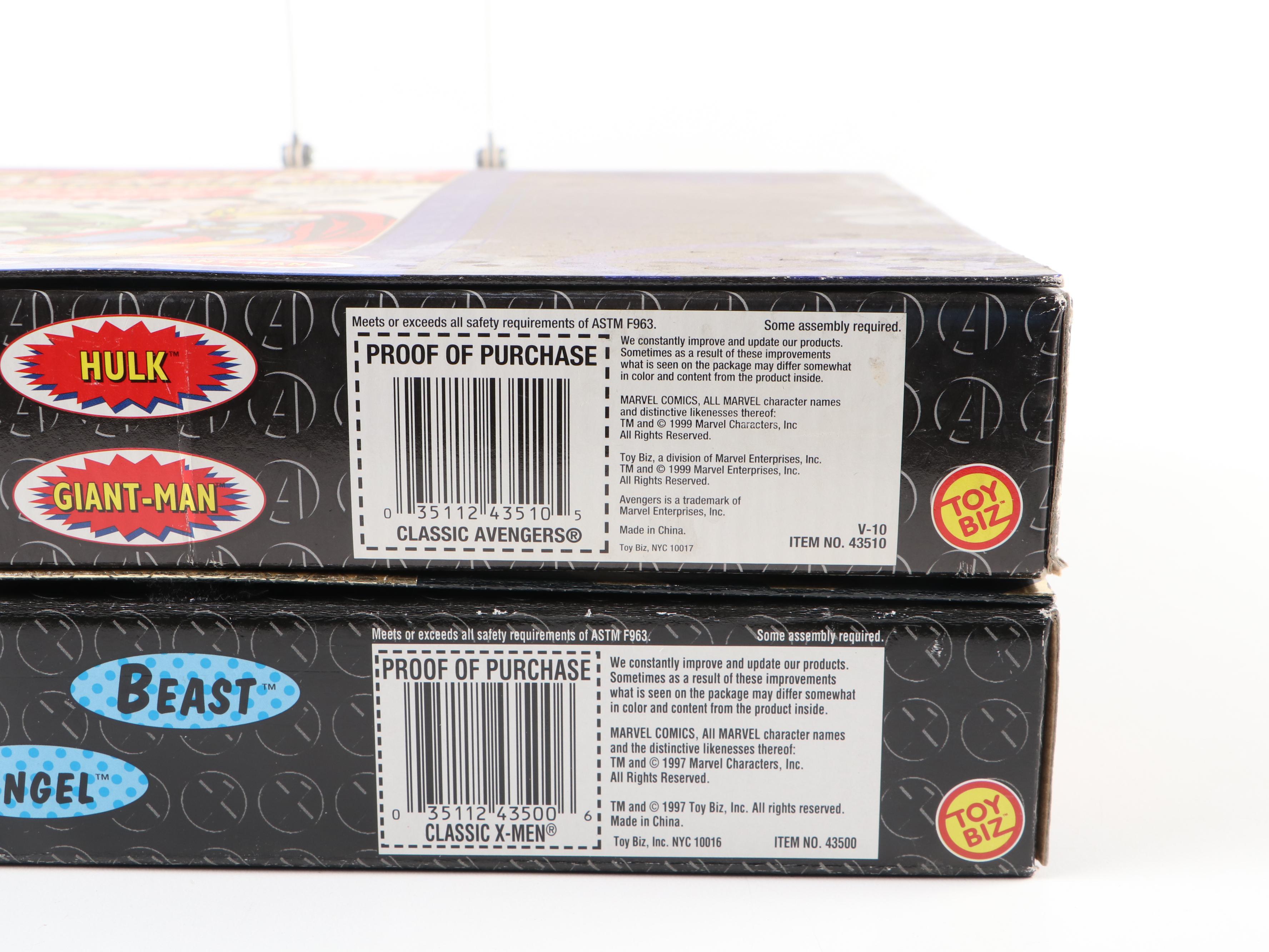 Toy Biz Marvel X-Men and The Avengers Sealed Collector Edition Action Figures