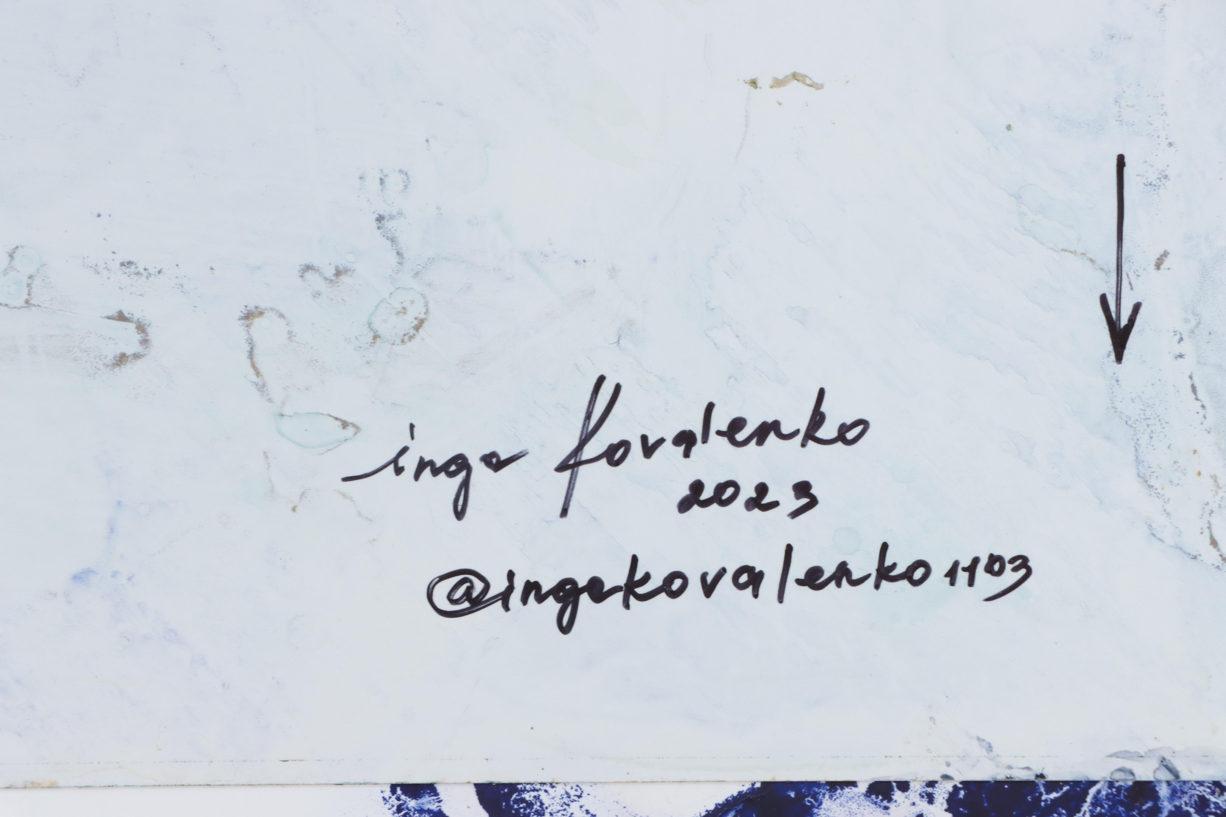 Inga Kovalenko Abstract Ink Painting, 2023