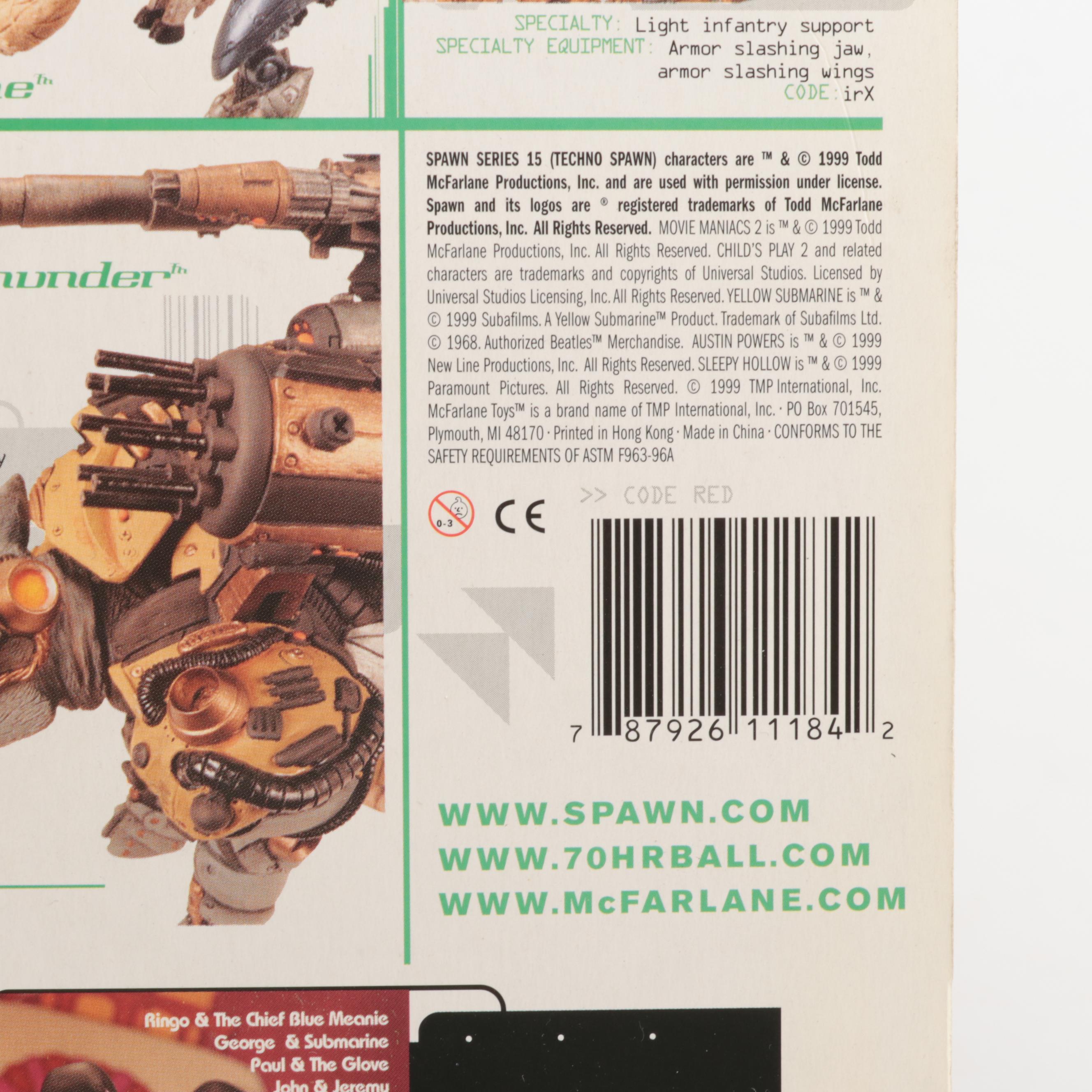 Kenner, McFarlane and More Terminator and Techno Spawn Code Red Action Figures