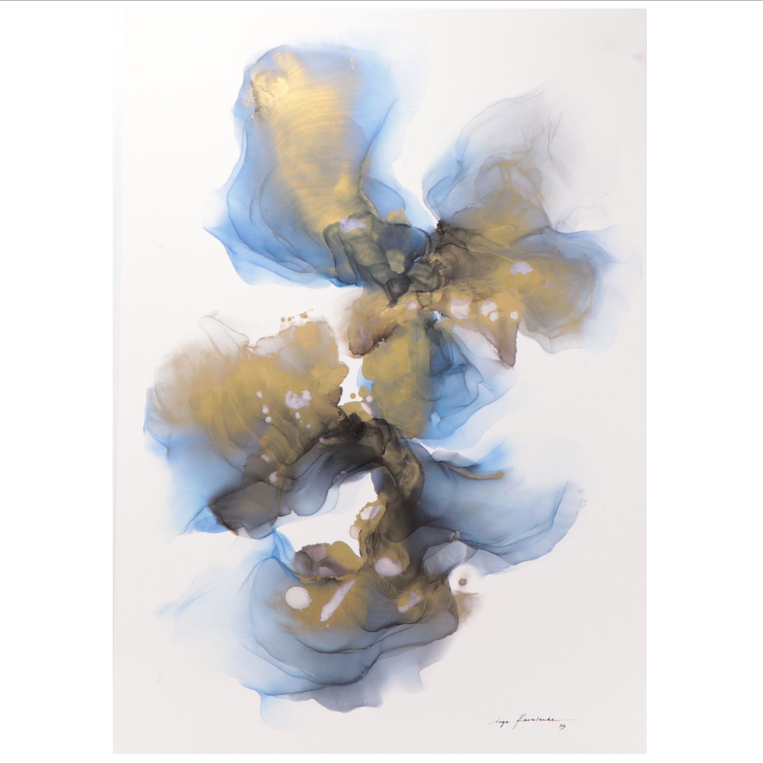 Inga Kovalenko Abstract Ink Painting, 2023