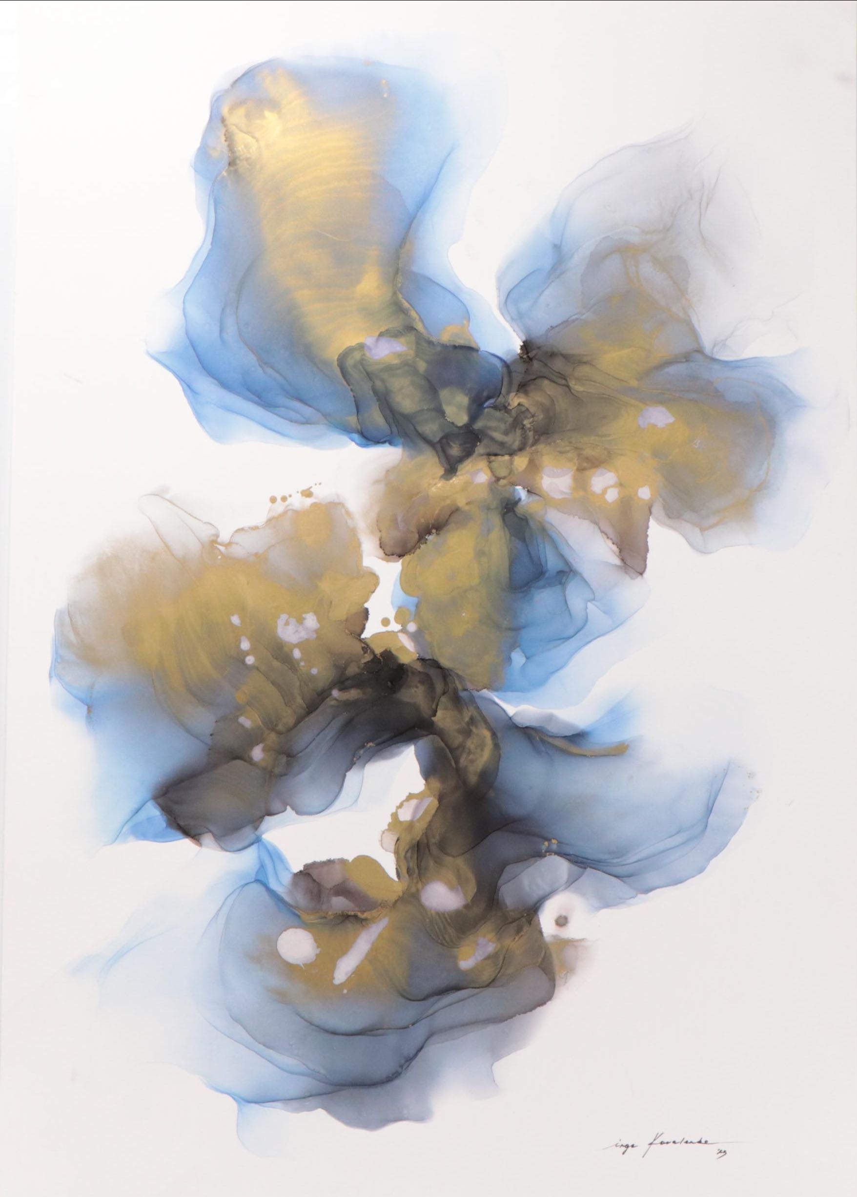 Inga Kovalenko Abstract Ink Painting, 2023