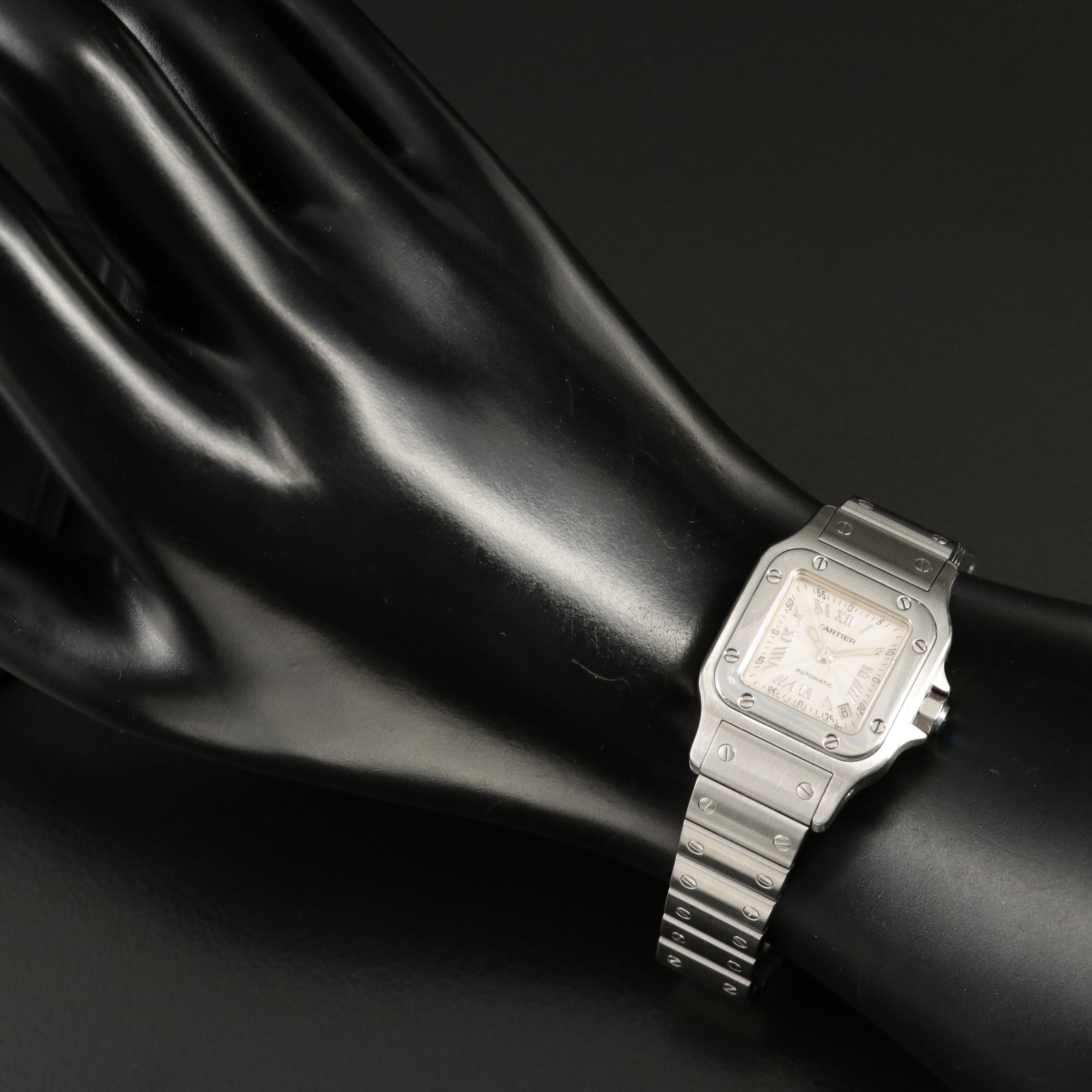 Cartier Santos Galbée Date Steel Automatic Watch