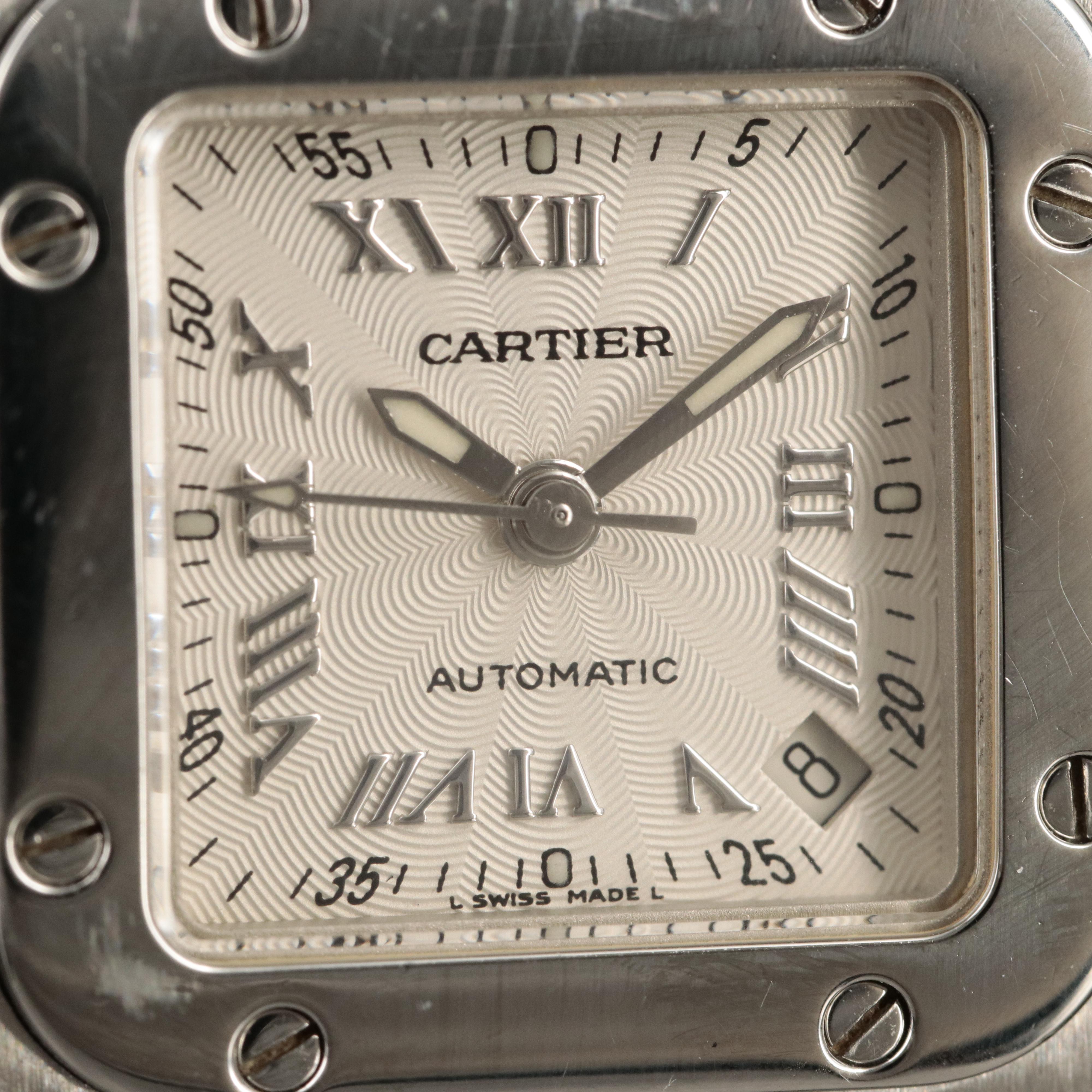 Cartier Santos Galbée Date Steel Automatic Watch
