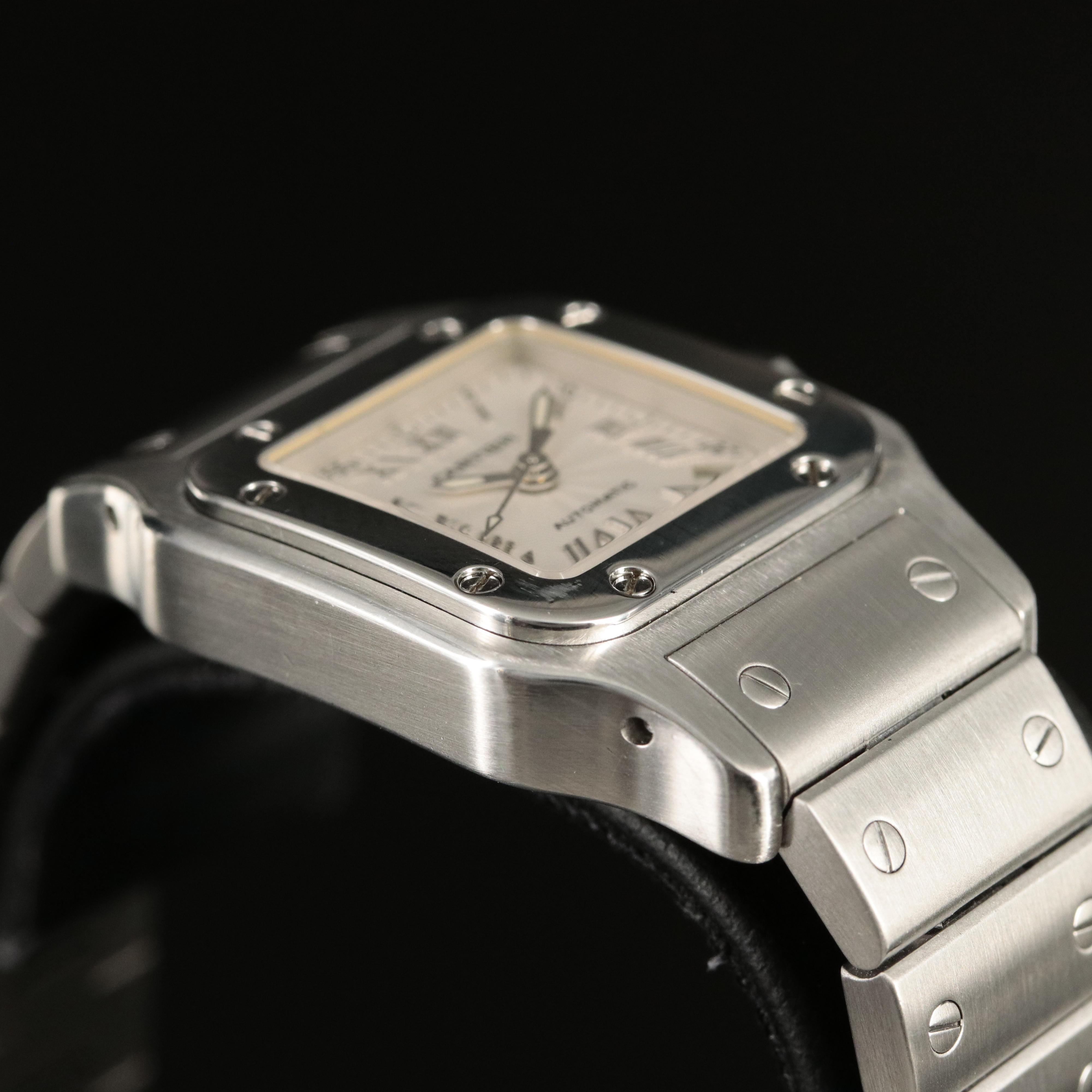 Cartier Santos Galbée Date Steel Automatic Watch