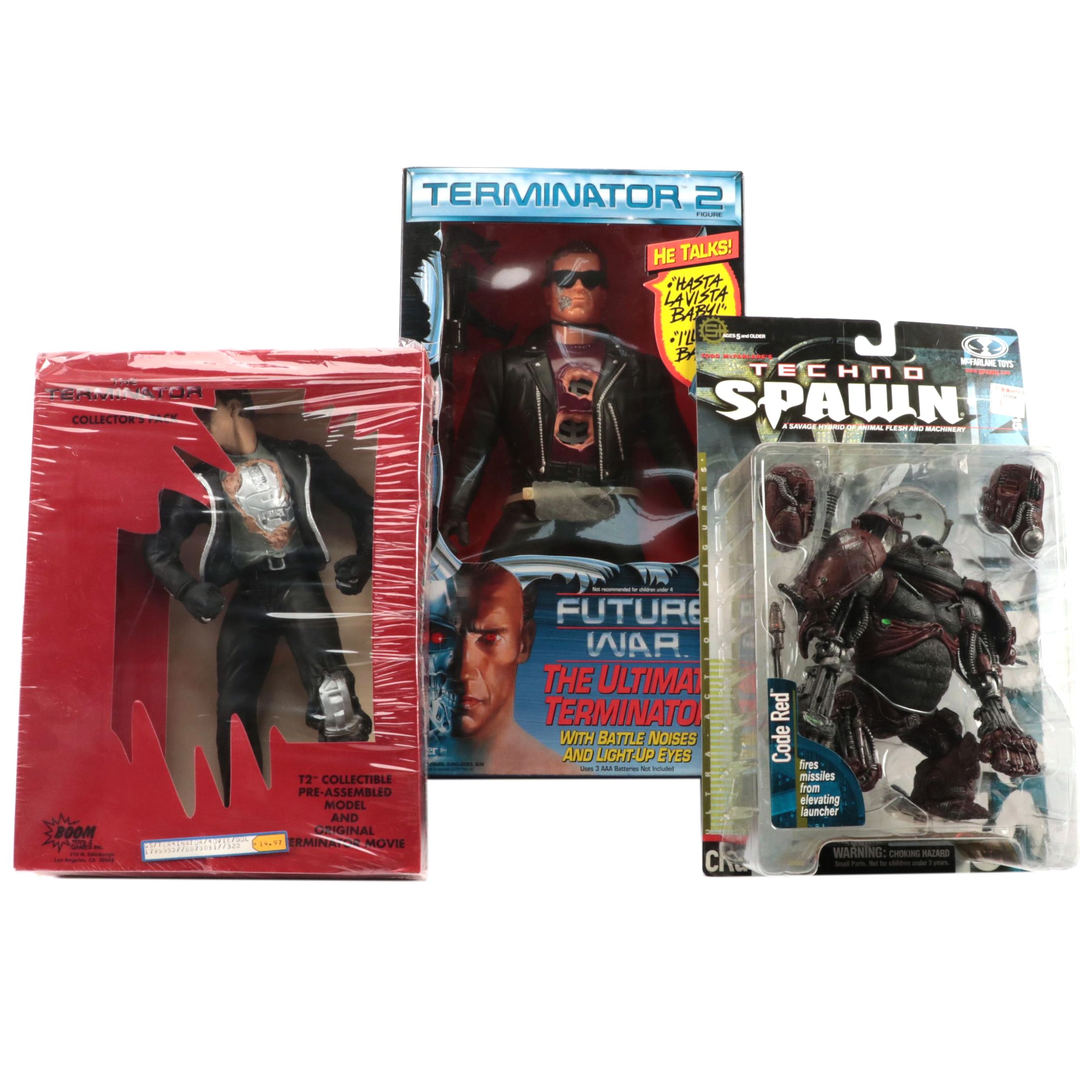 Kenner, McFarlane and More Terminator and Techno Spawn Code Red Action Figures