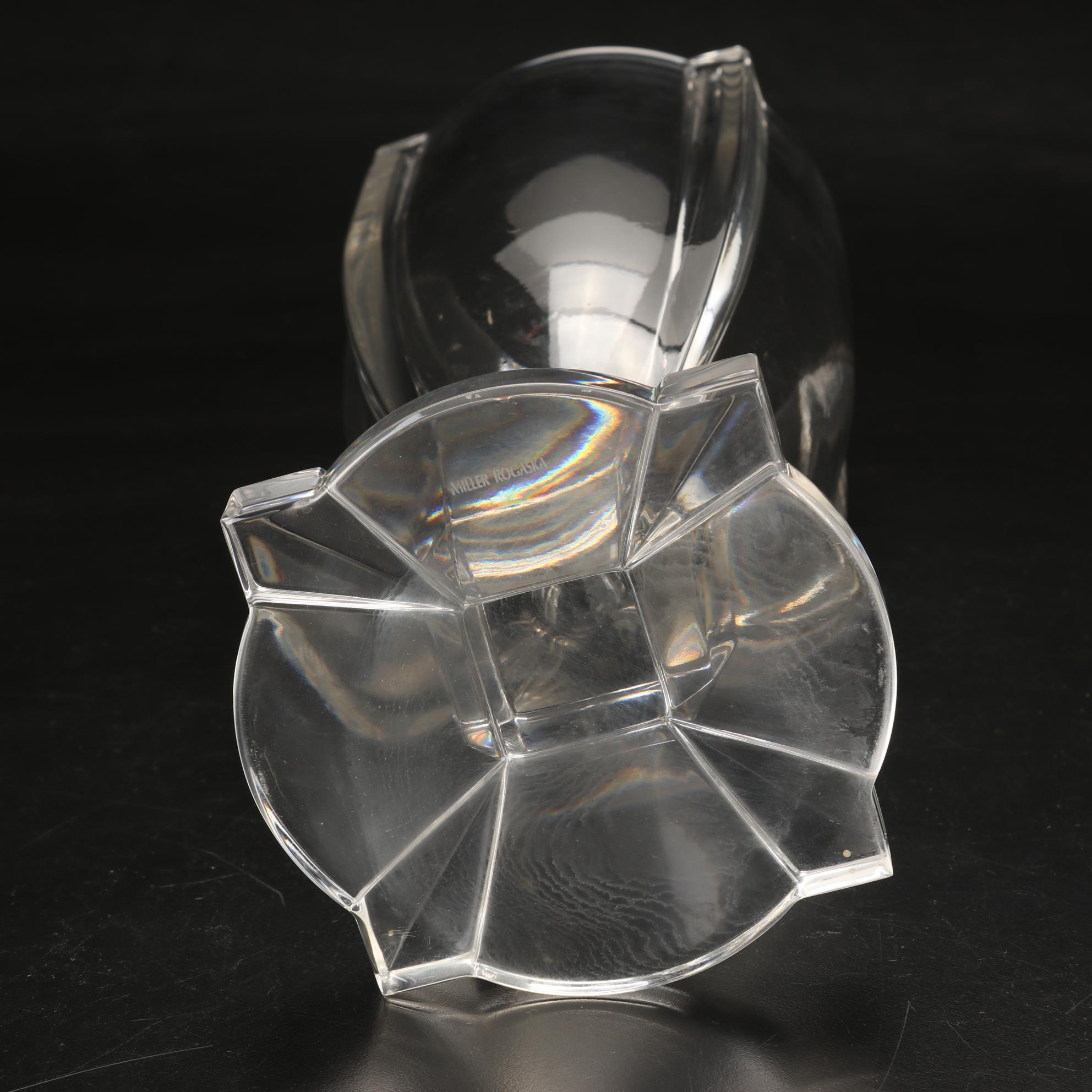 Miller Rogaska Vase, Swan Salt Cellars, Genie Decanter, and More