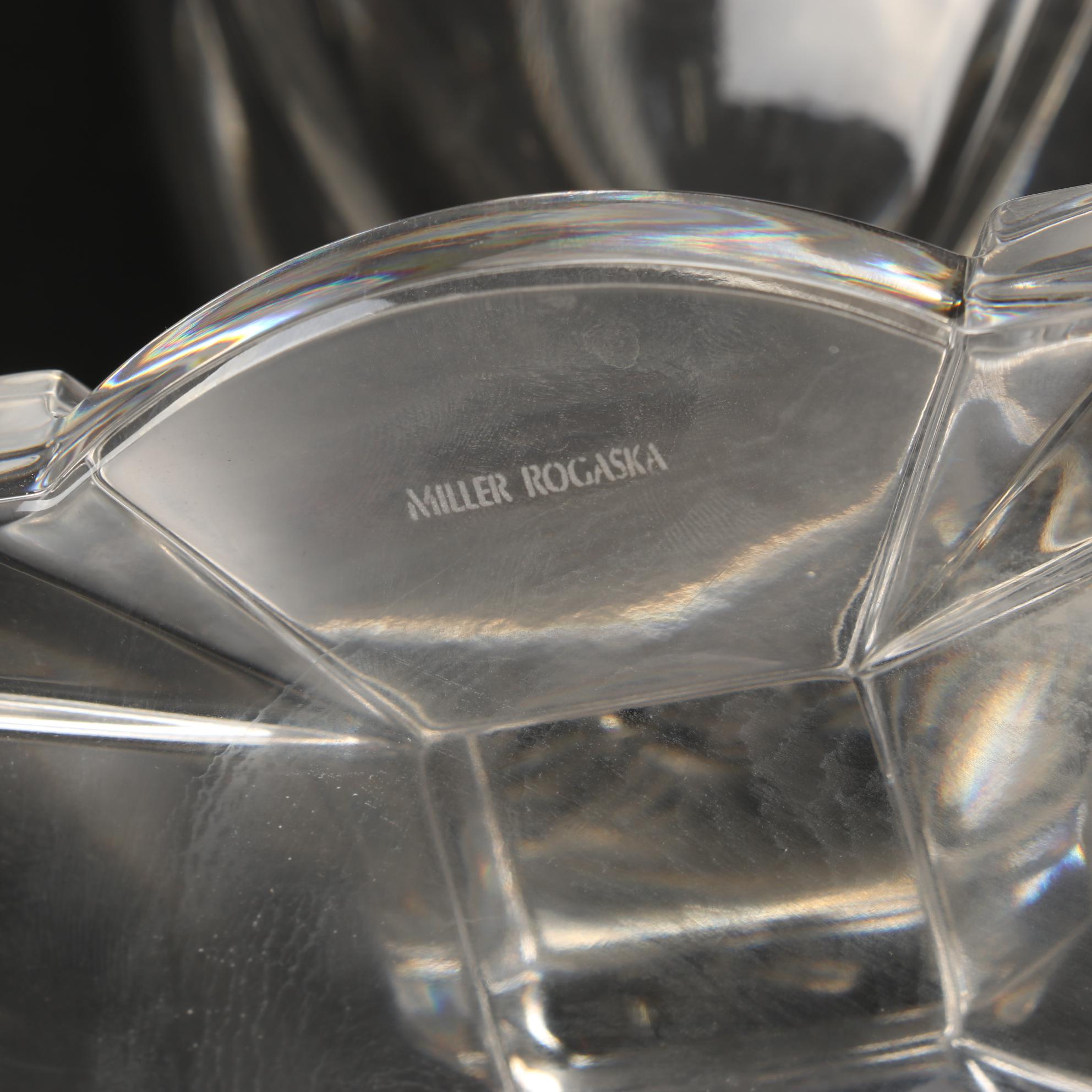 Miller Rogaska Vase, Swan Salt Cellars, Genie Decanter, and More