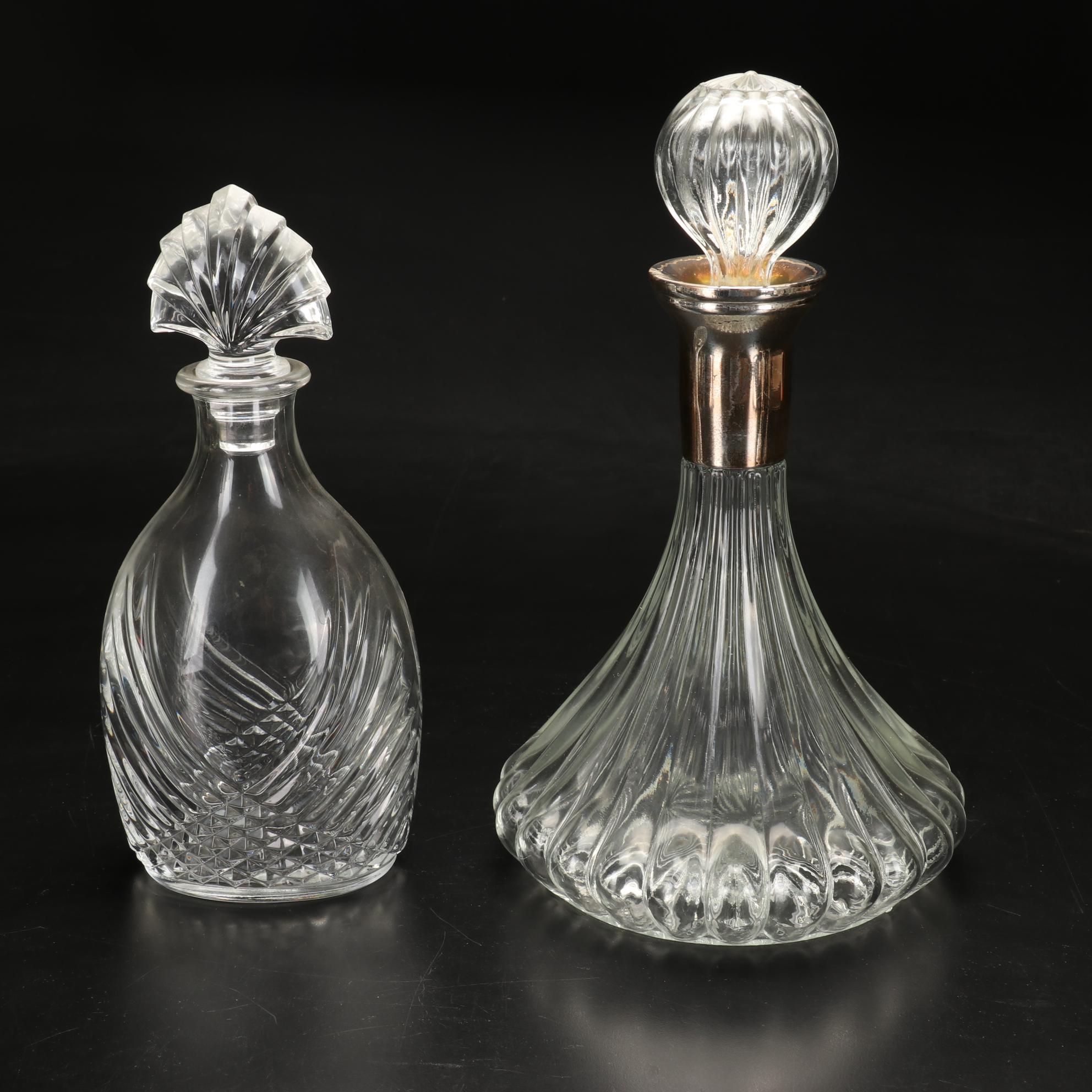 Miller Rogaska Vase, Swan Salt Cellars, Genie Decanter, and More
