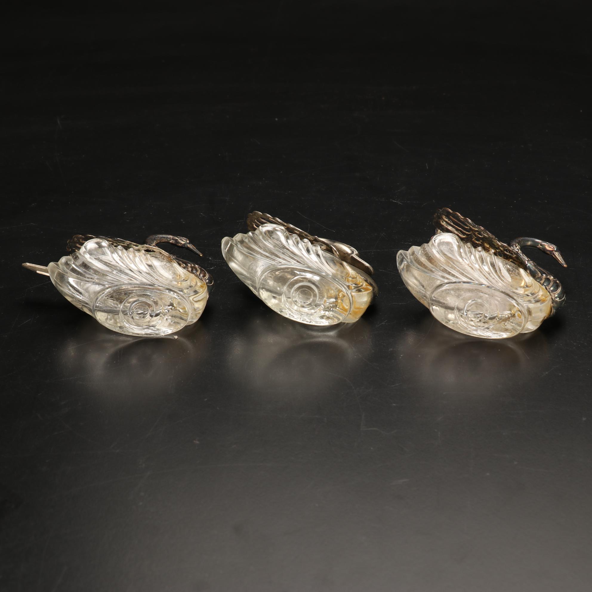 Miller Rogaska Vase, Swan Salt Cellars, Genie Decanter, and More