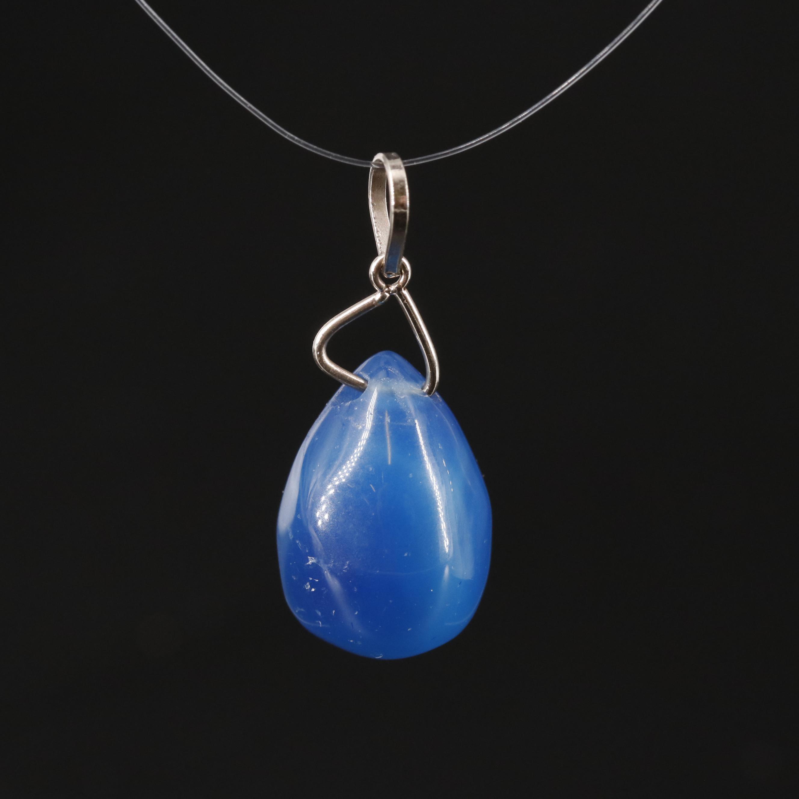 14K Agate Pendant