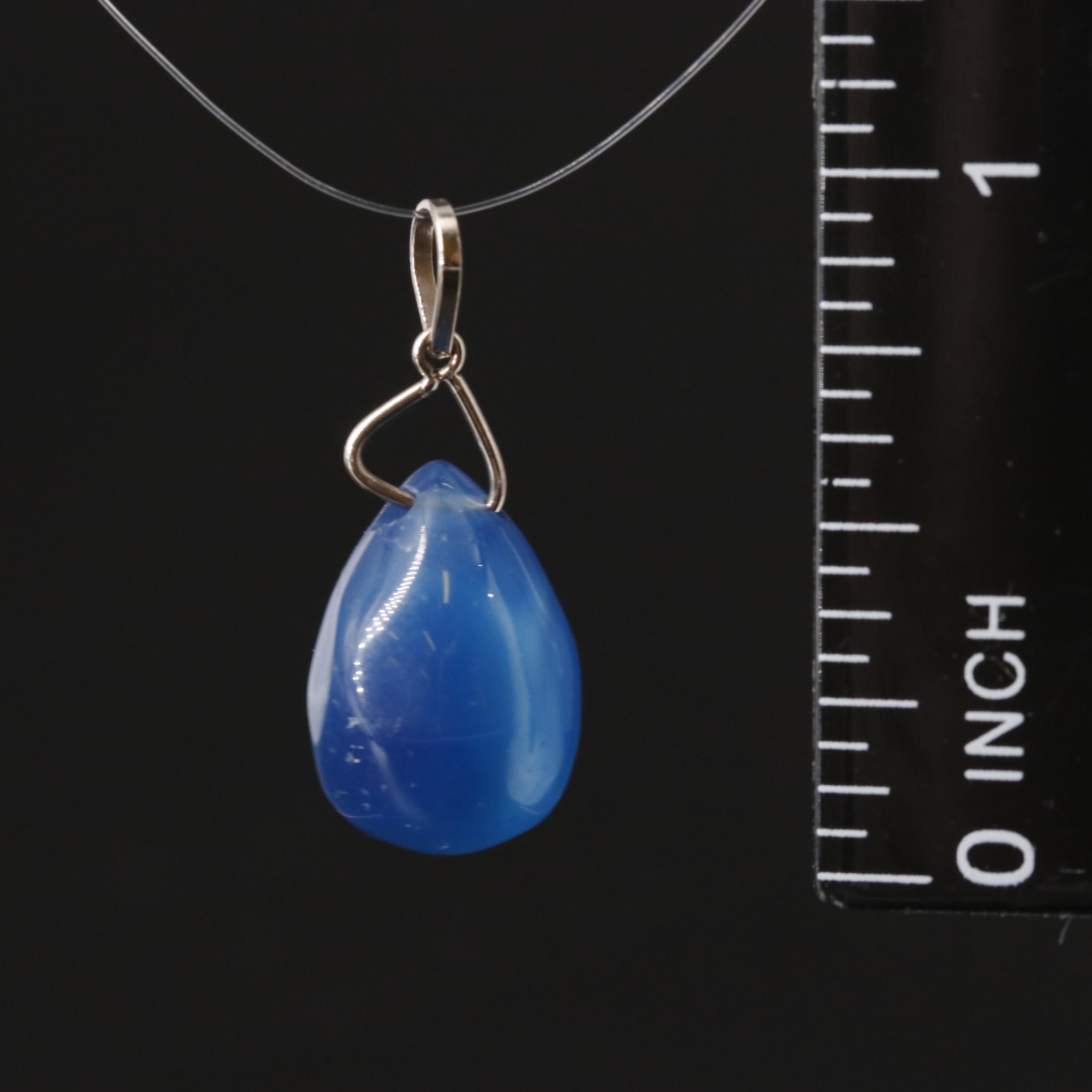 14K Agate Pendant