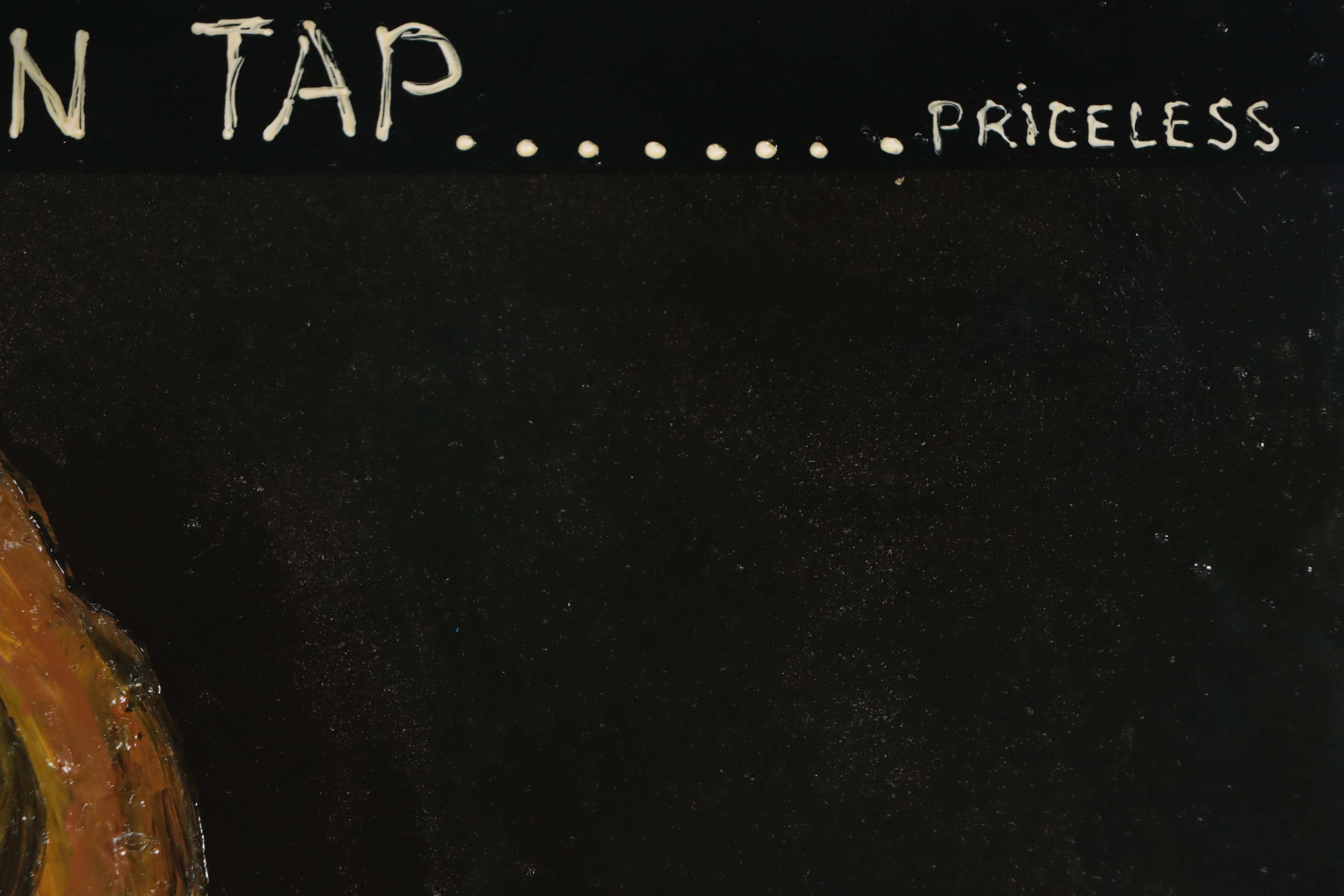 Ricci Michaels Mixed Media Painting "Sunshine on Tap... Priceless"