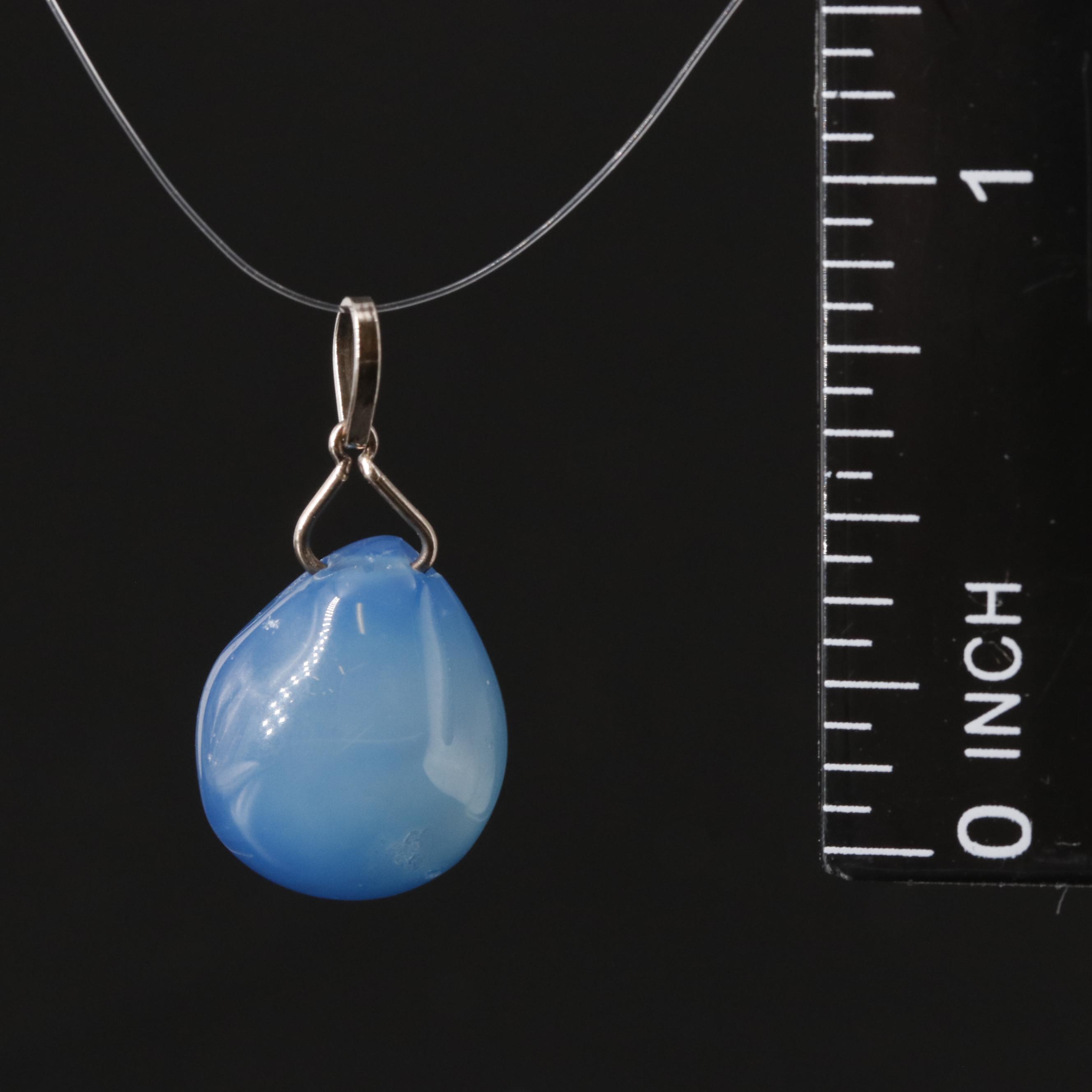 14K Agate Pendant