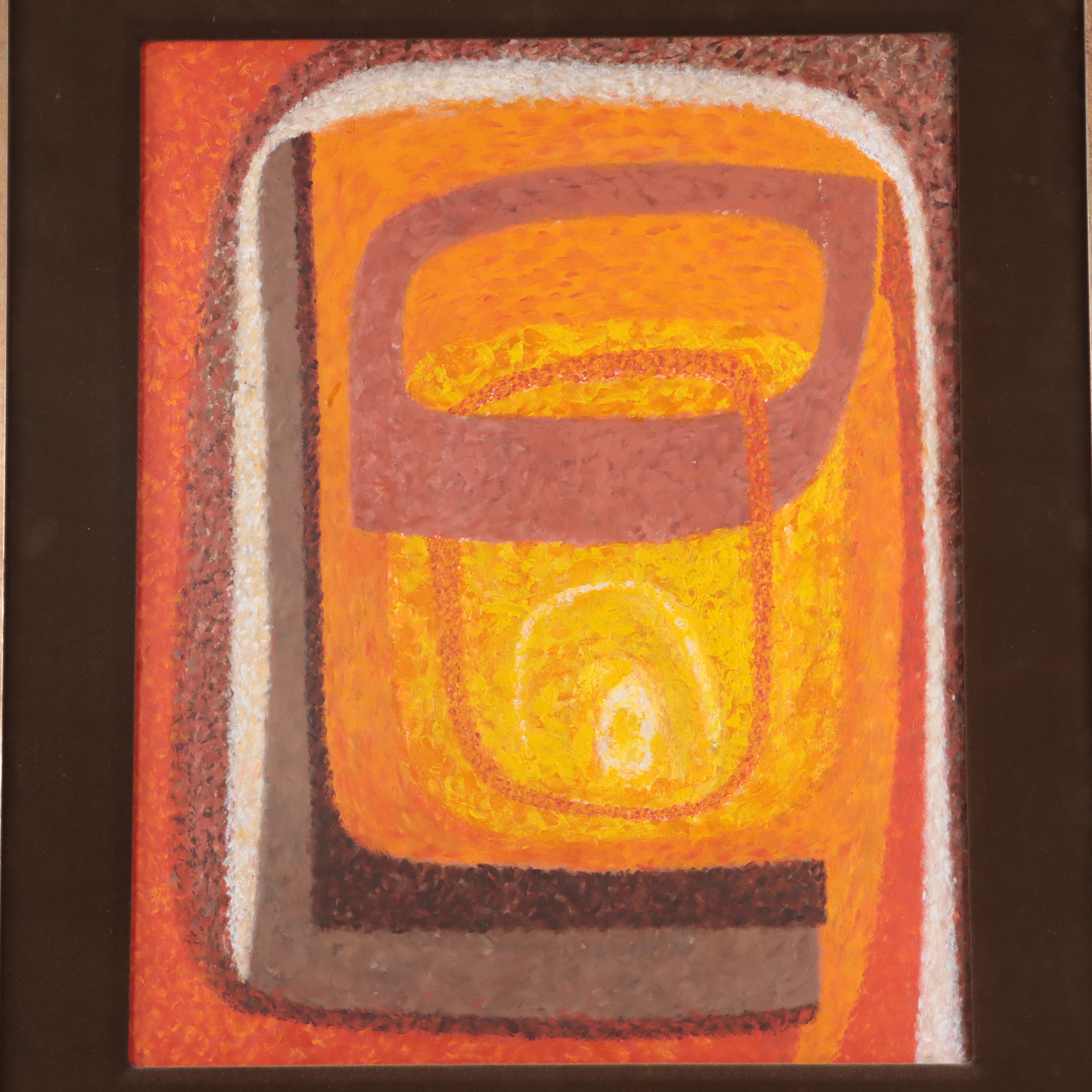 Abstract Non-Objective Oil Painting