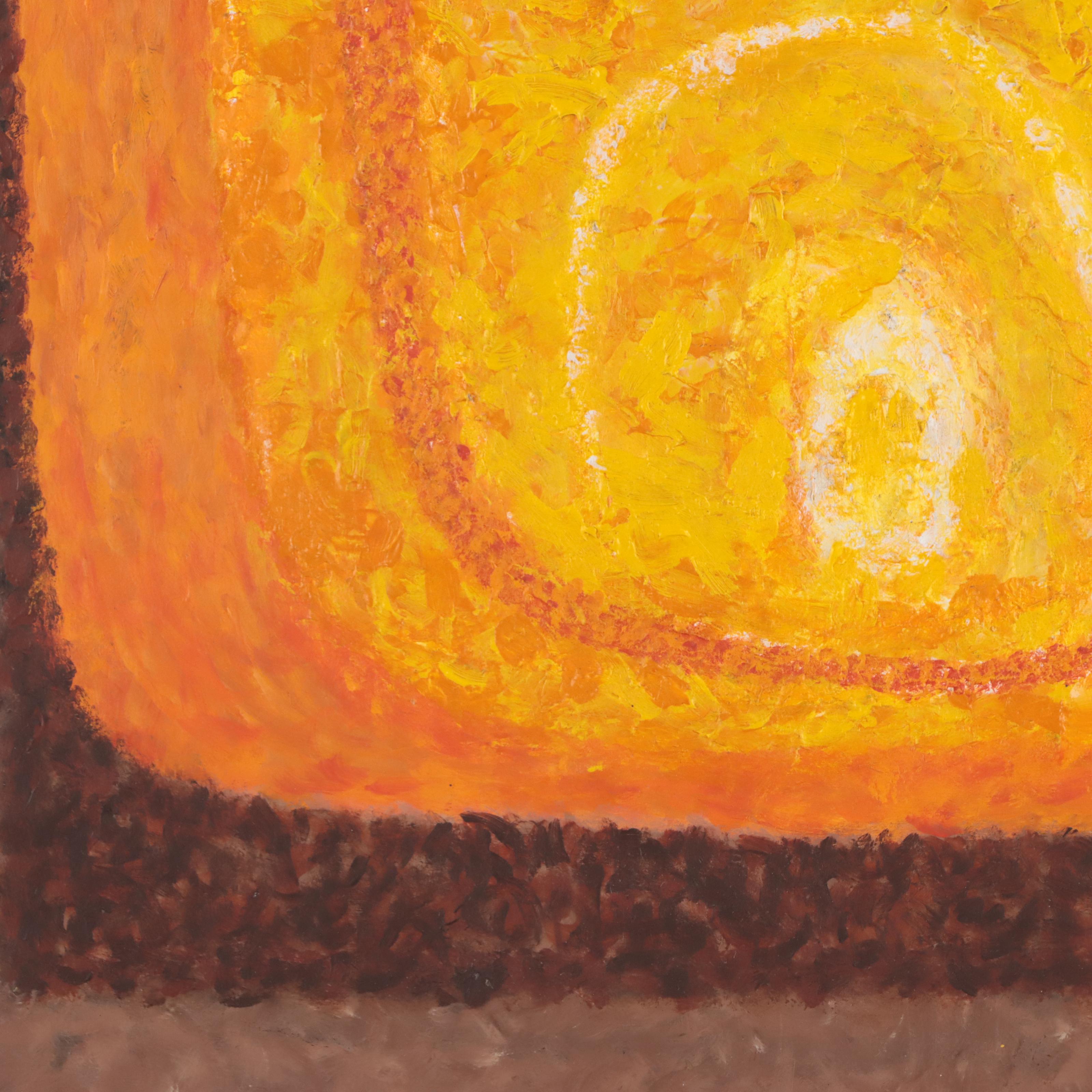 Abstract Non-Objective Oil Painting