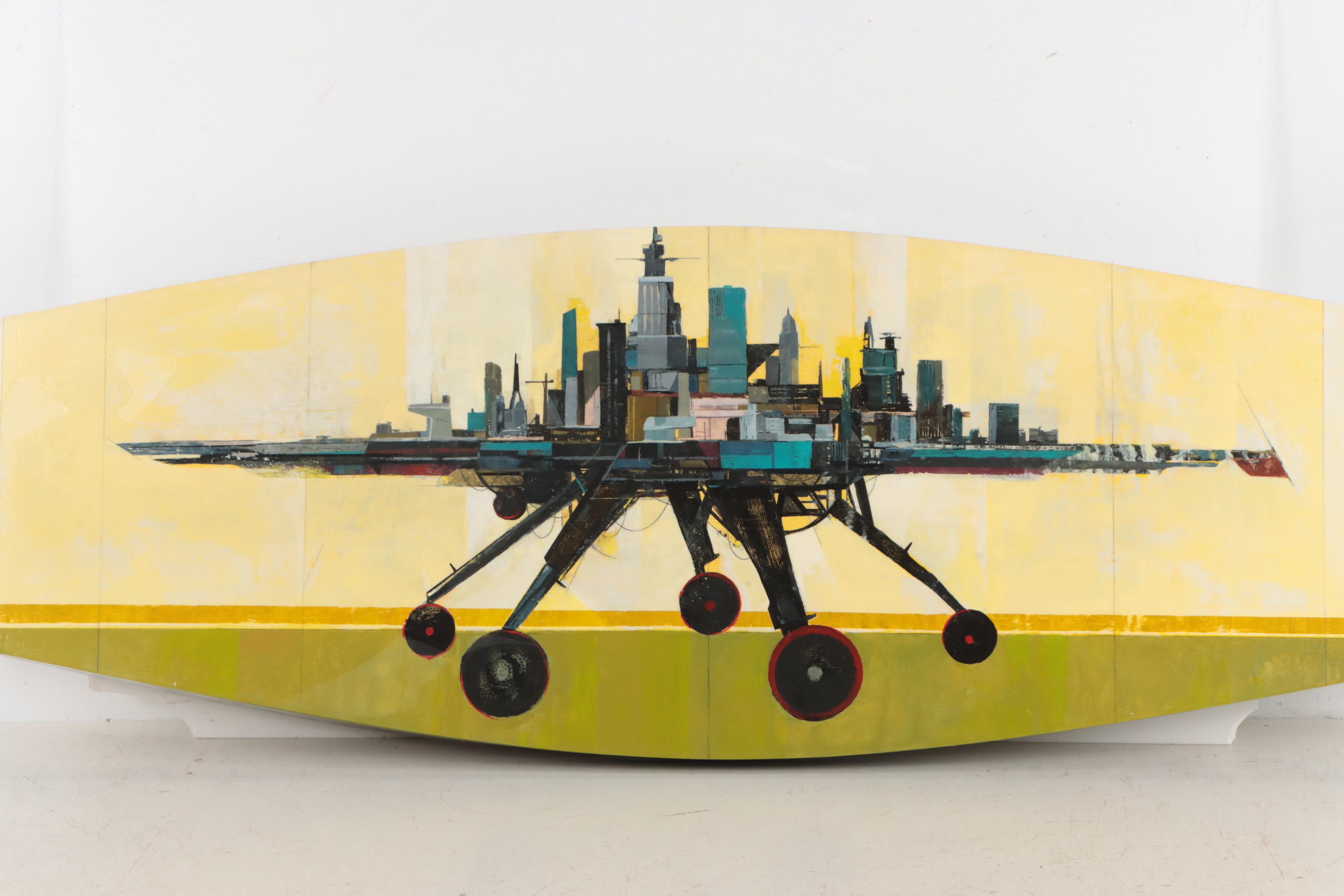 John Westmark Mixed Media Painting "Bizz Buzz"