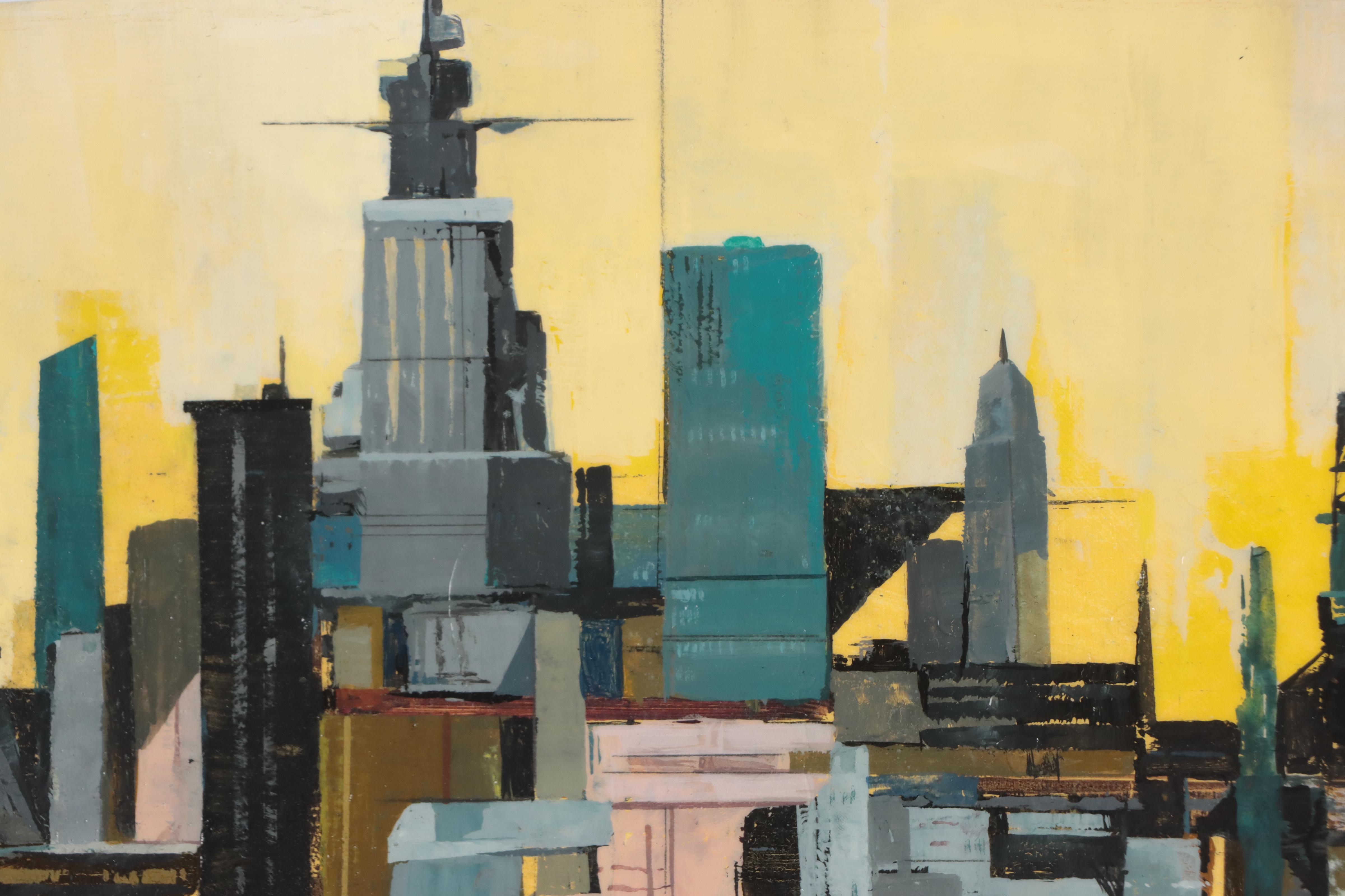 John Westmark Mixed Media Painting "Bizz Buzz"