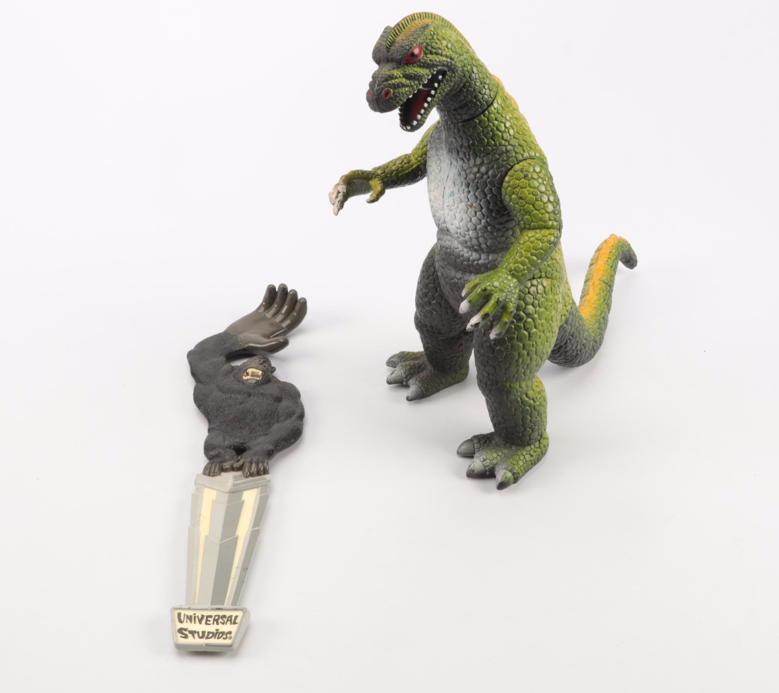 Playmates with Other King Kong and Godzilla Action Figures and Back Scratcher