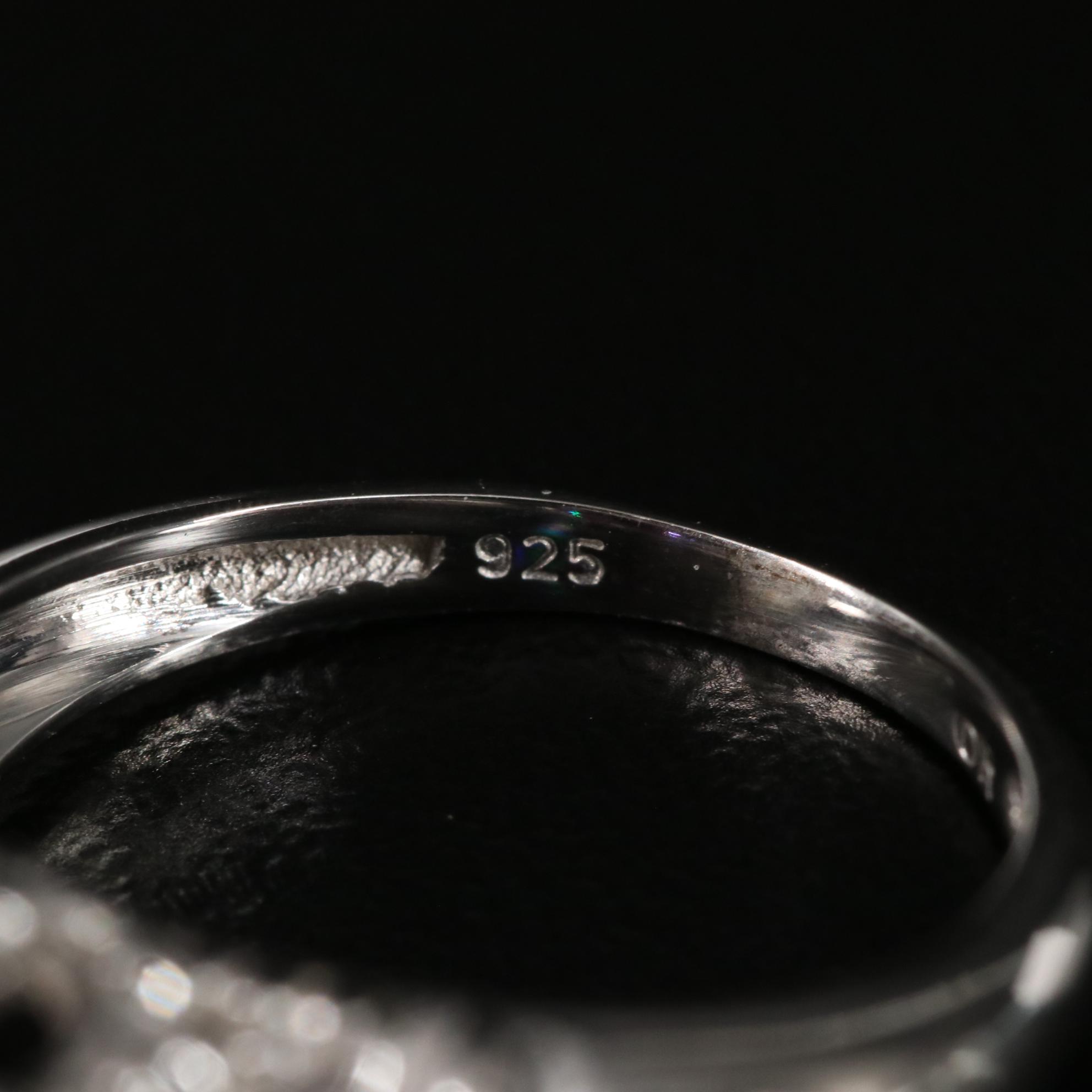 Sterling Amethyst Solitaire Ring