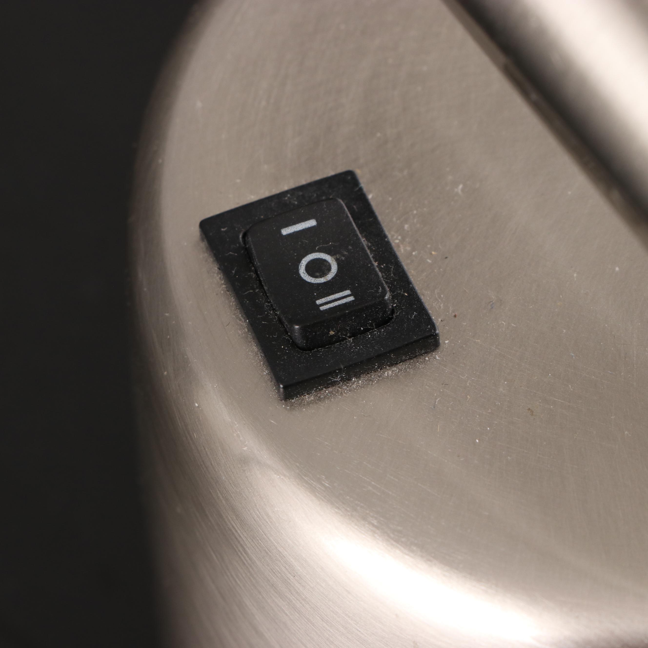 Pair of Brushed Nickel Cantilever Desk Lamps