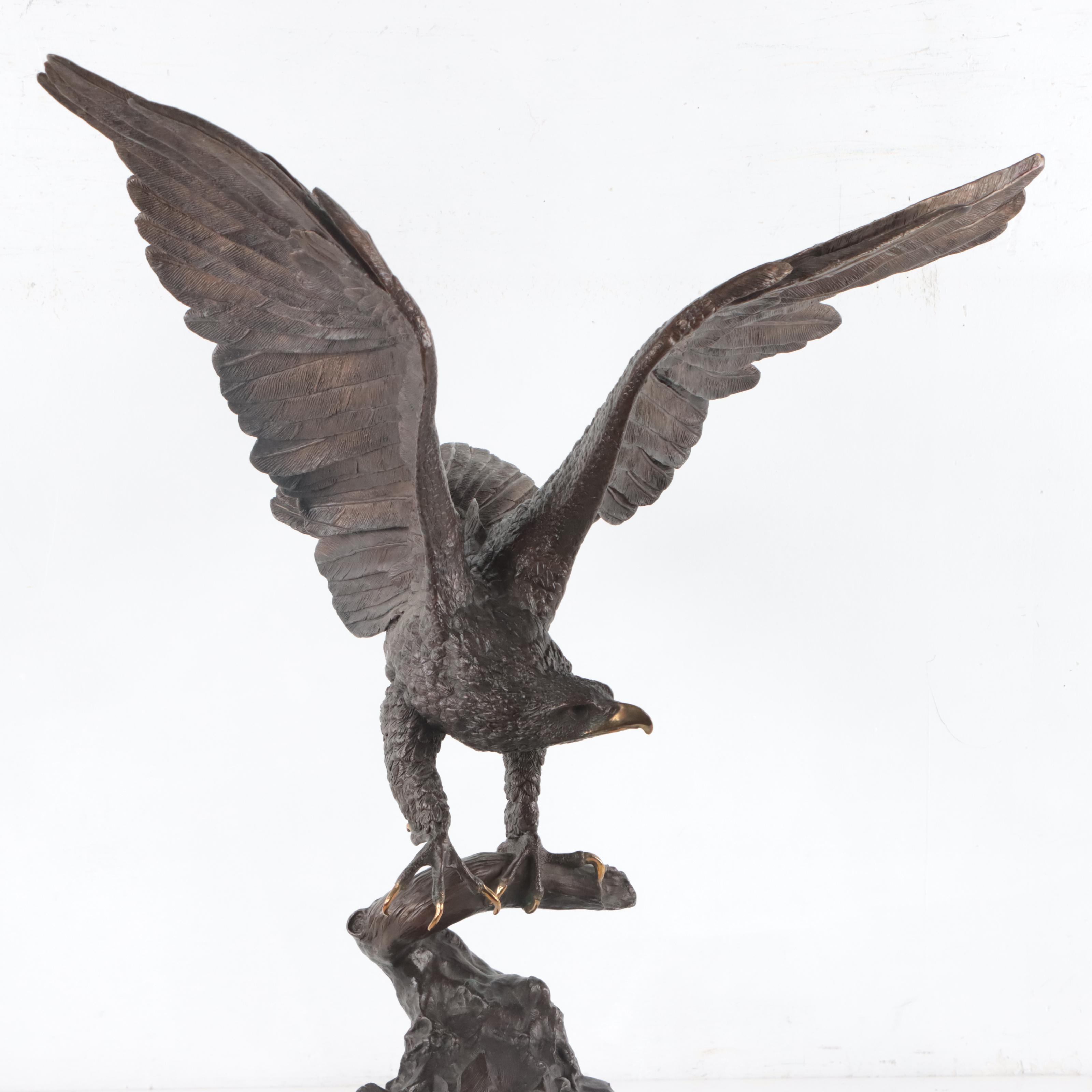 Jules Moigniez Bronze Sculpture "Eagle"