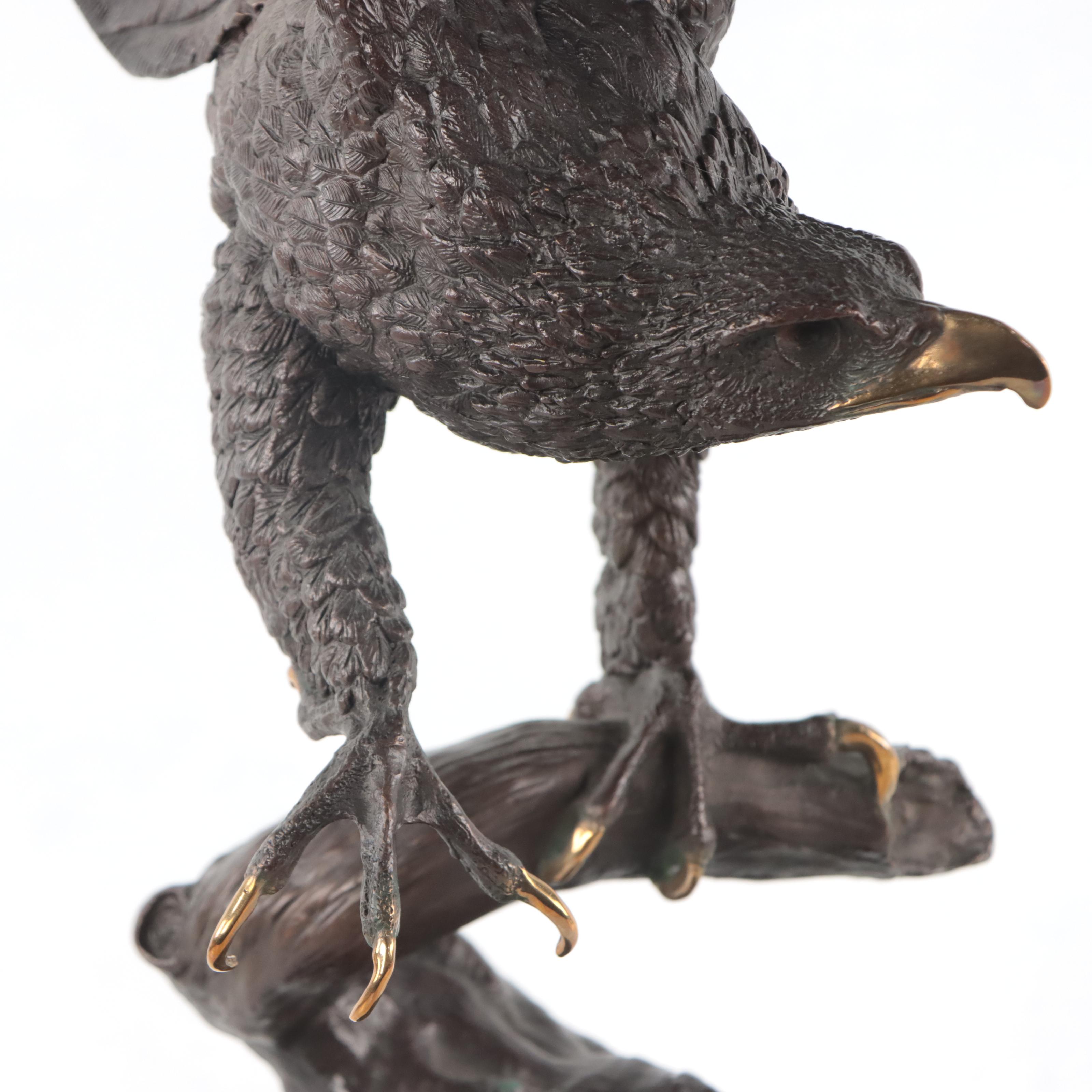 Jules Moigniez Bronze Sculpture "Eagle"