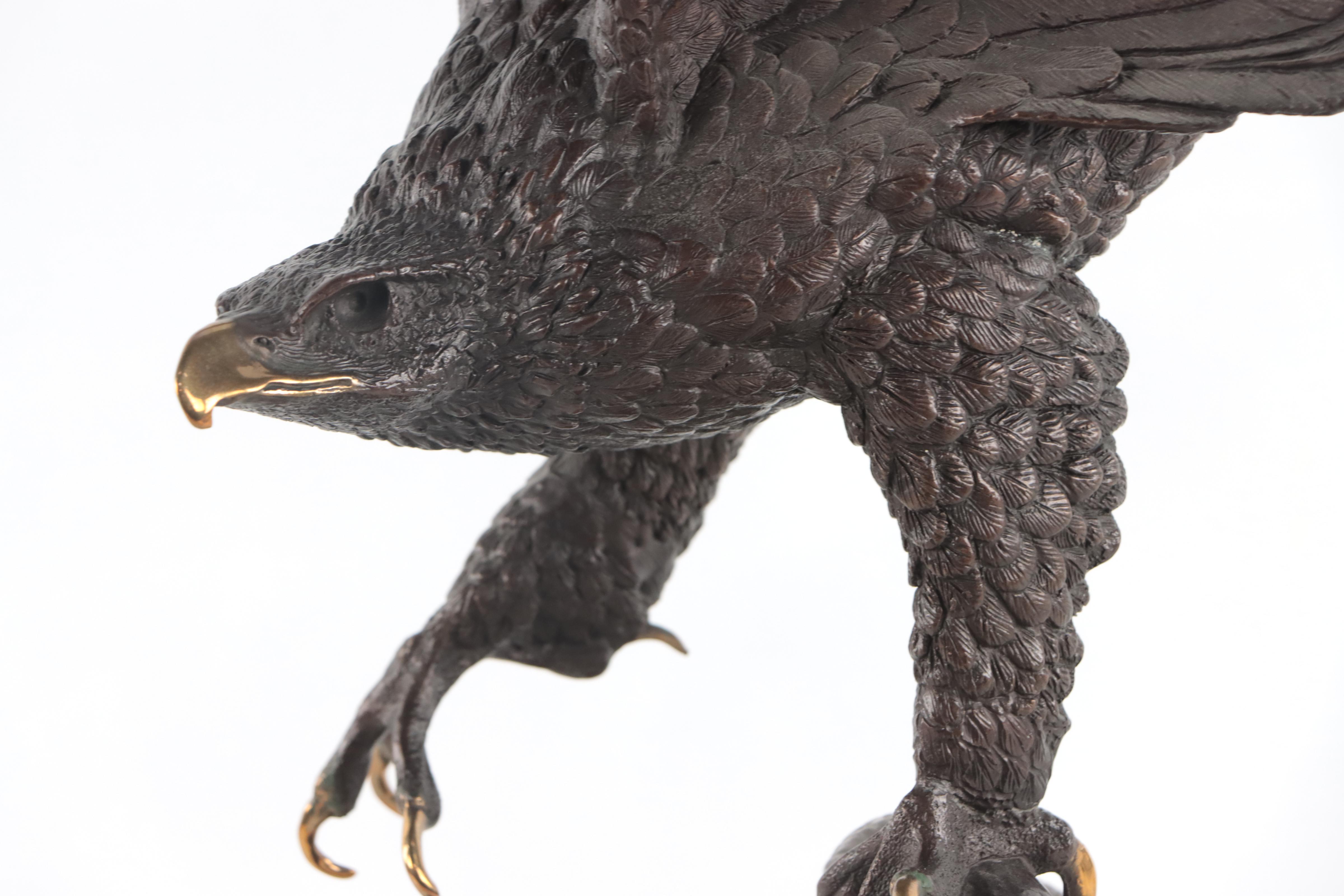 Jules Moigniez Bronze Sculpture "Eagle"