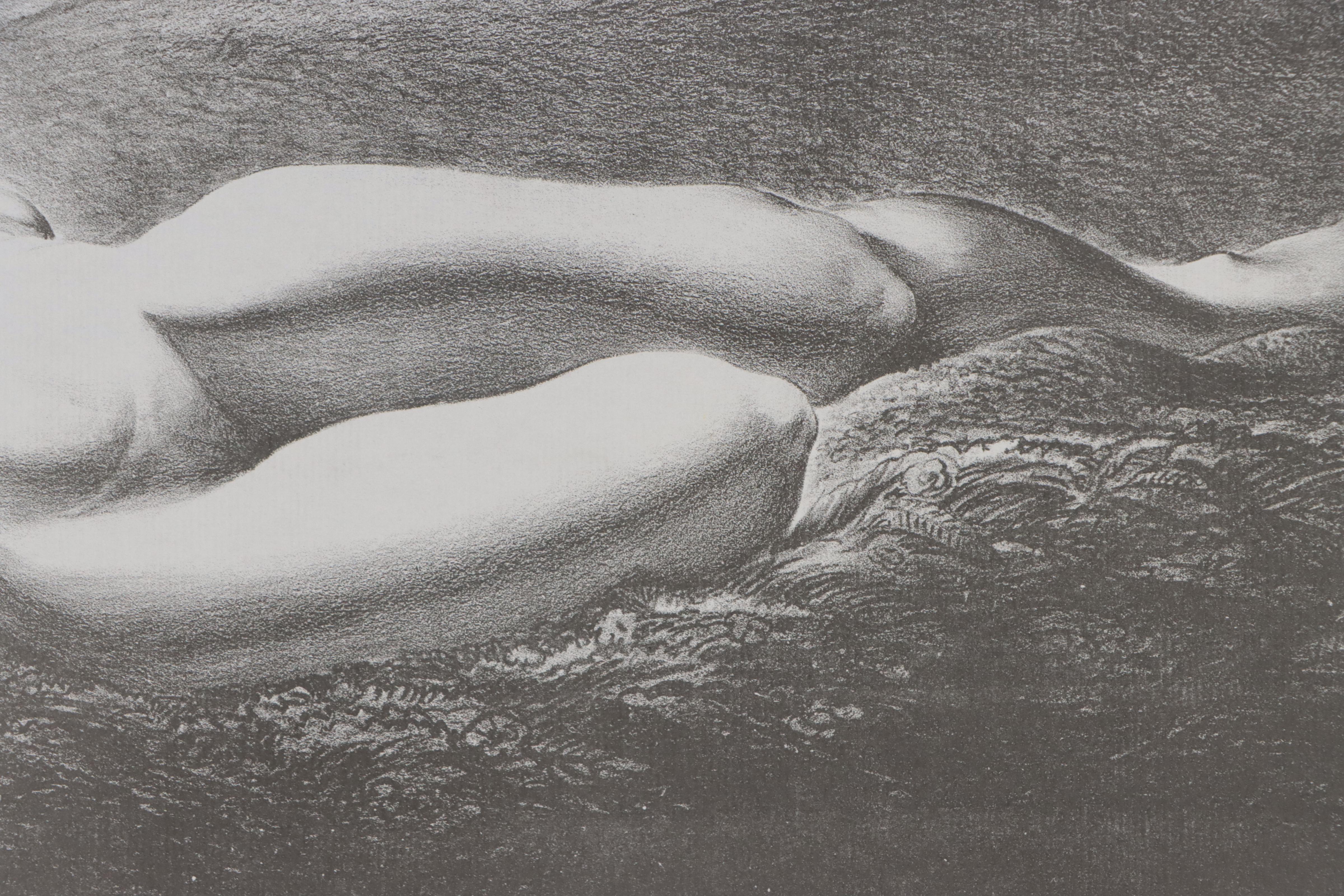 Dan Burne Jones Lithograph "Eve, The Earth Mother," Circa 1940