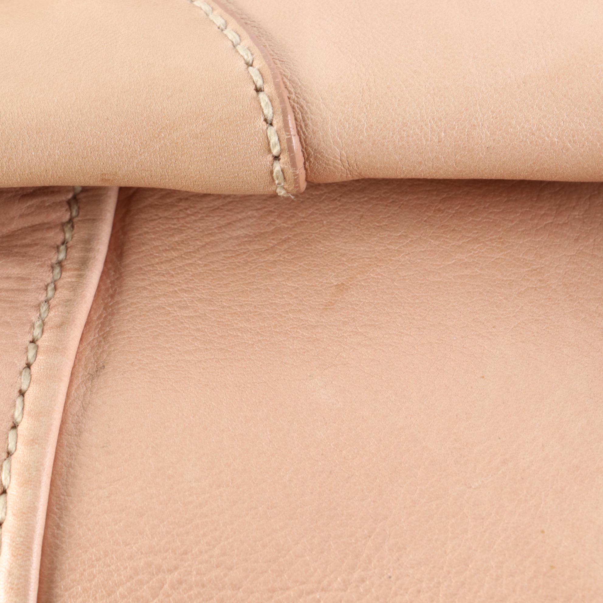 Prada Leather Side Pocket Shoulder Bag