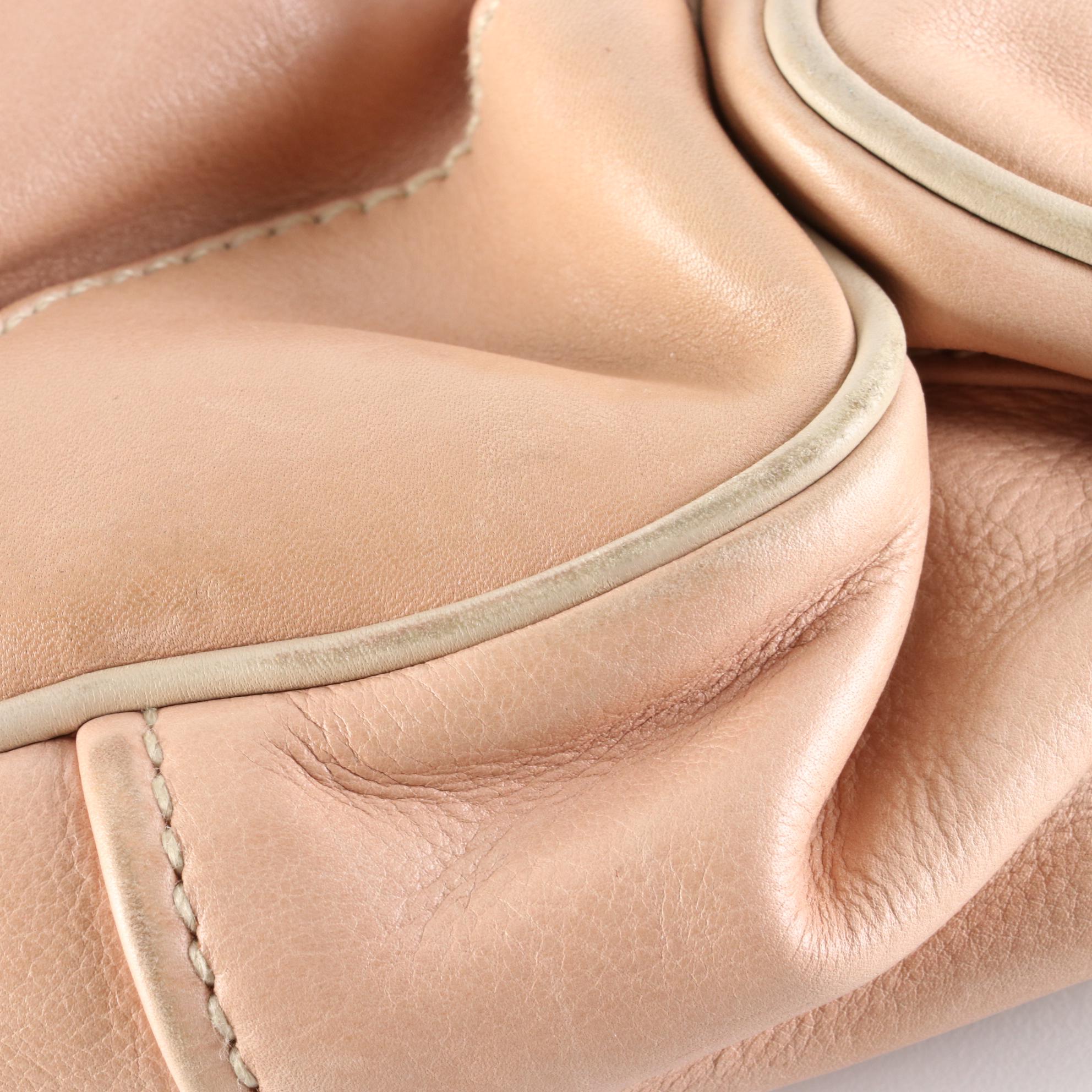 Prada Leather Side Pocket Shoulder Bag