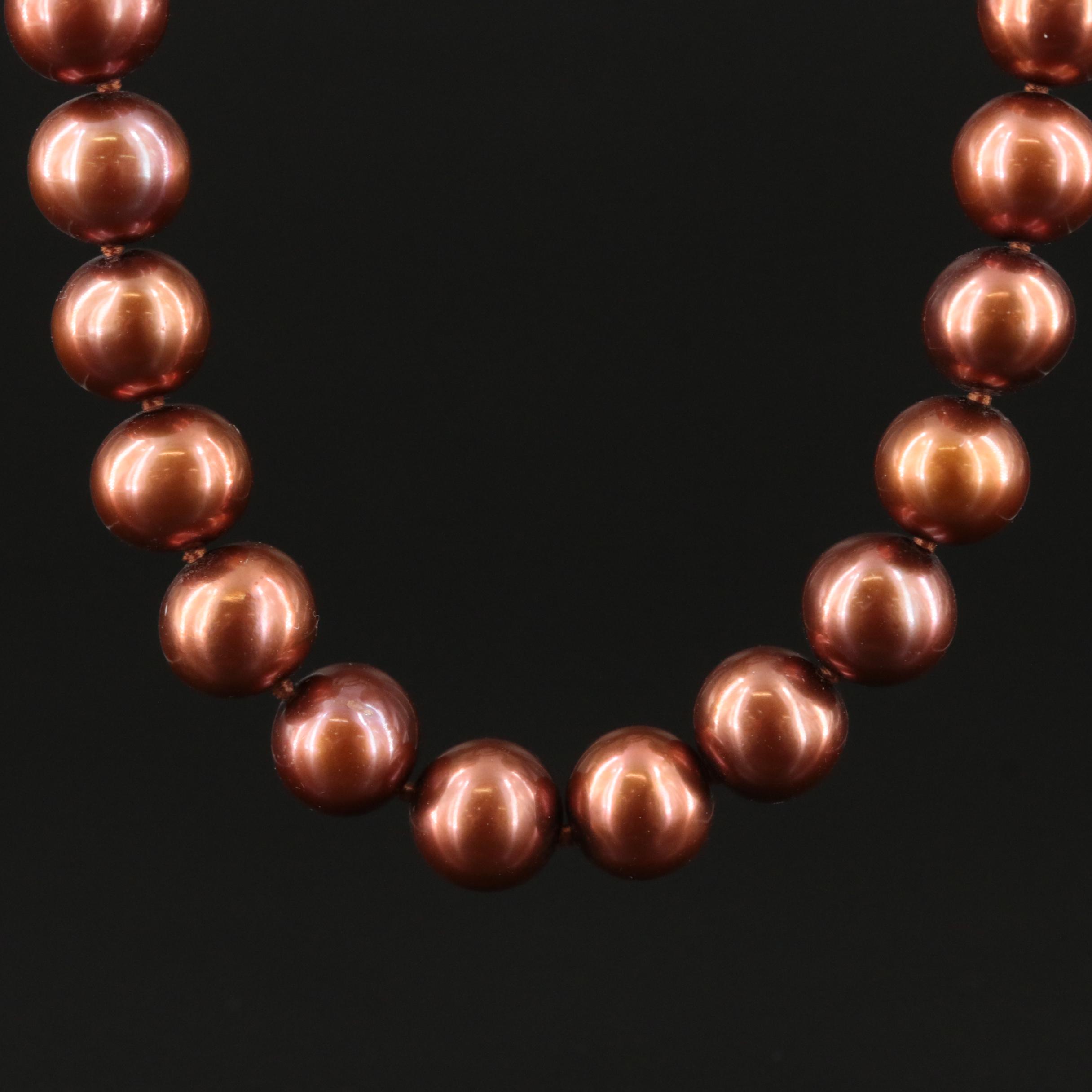 Single Strand Pearl Necklace