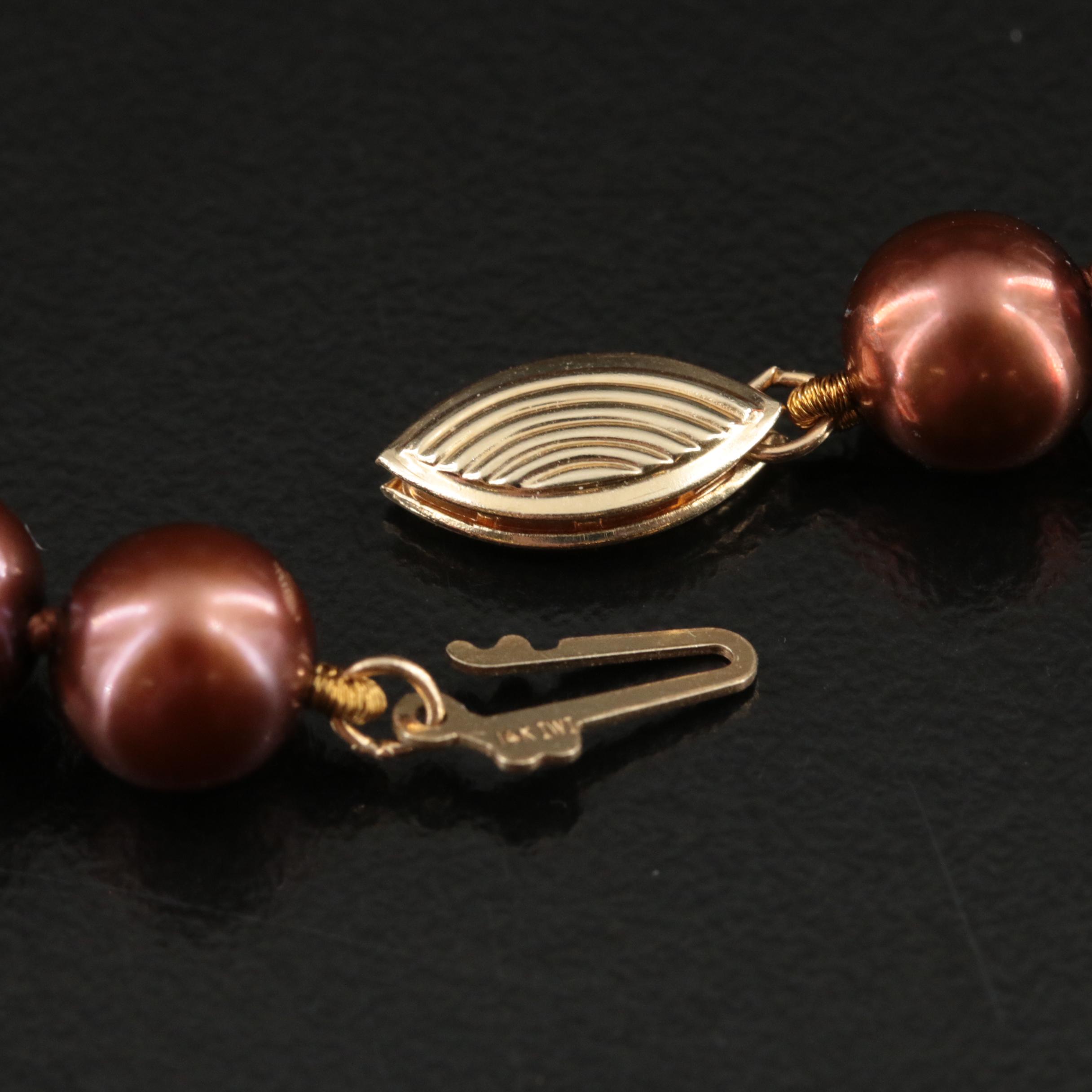 Single Strand Pearl Necklace