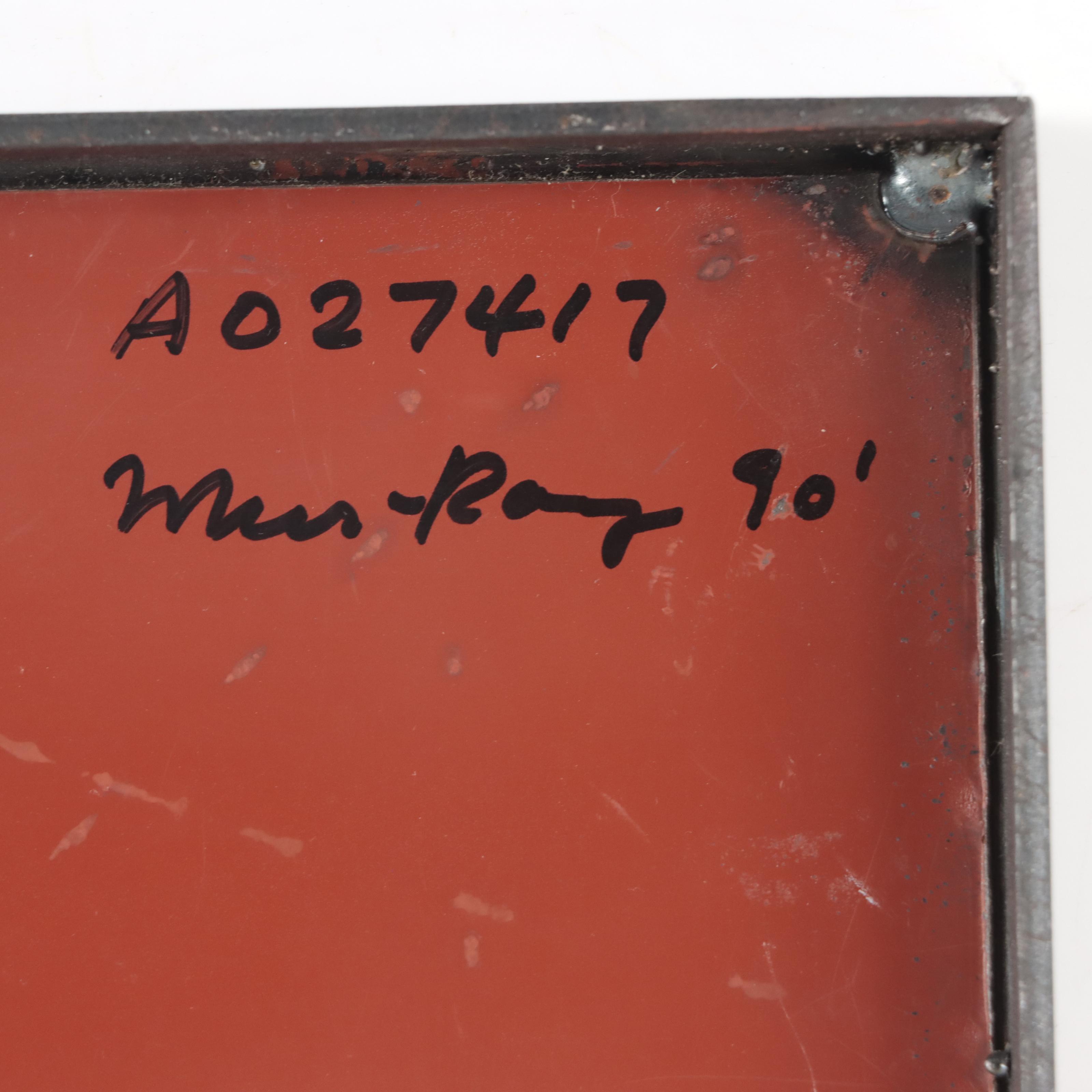 Abstract Enamel Painting on Steel, 1990