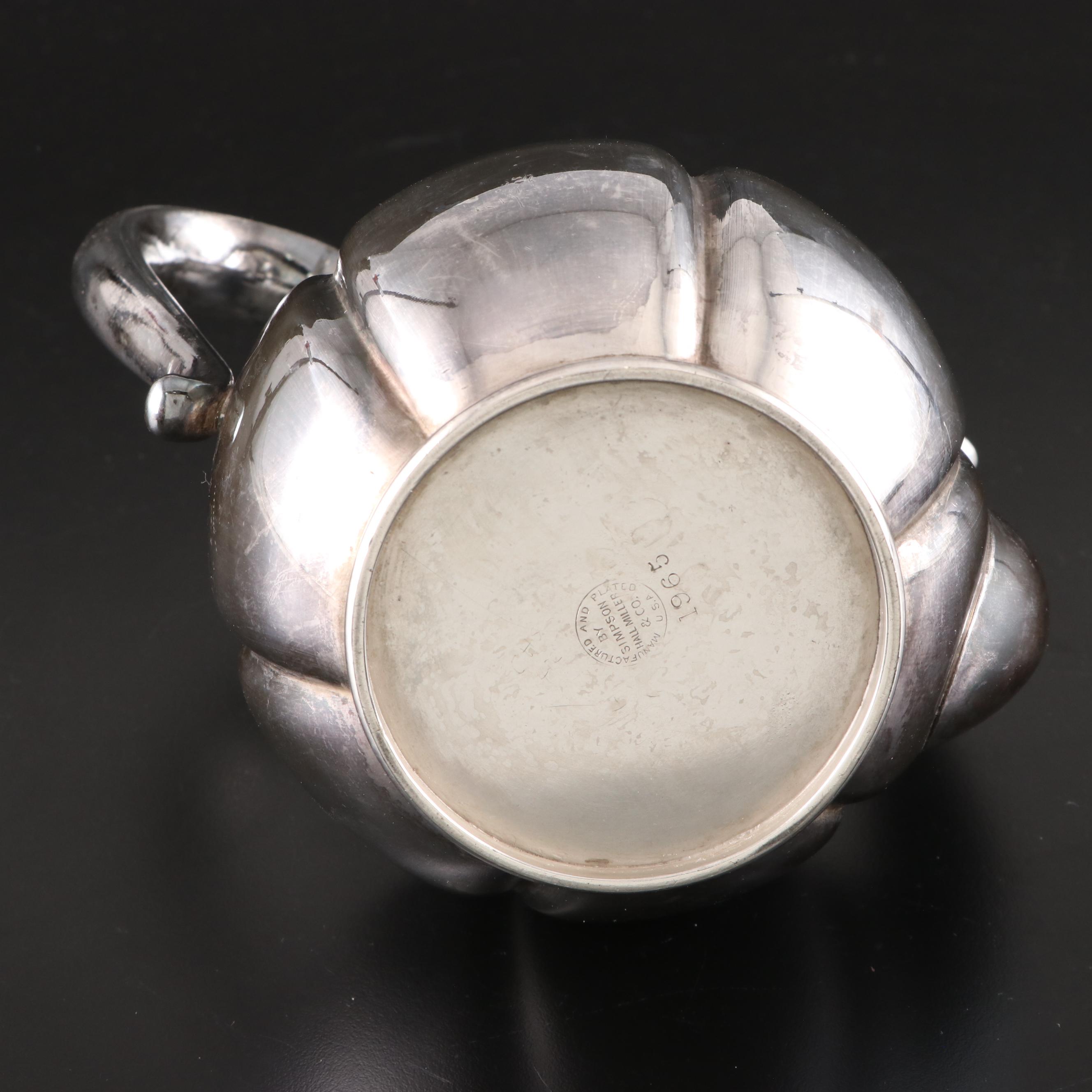 Meriden Britannia Co. Silver Plate Tea Kettle and Burner with Other Teapot