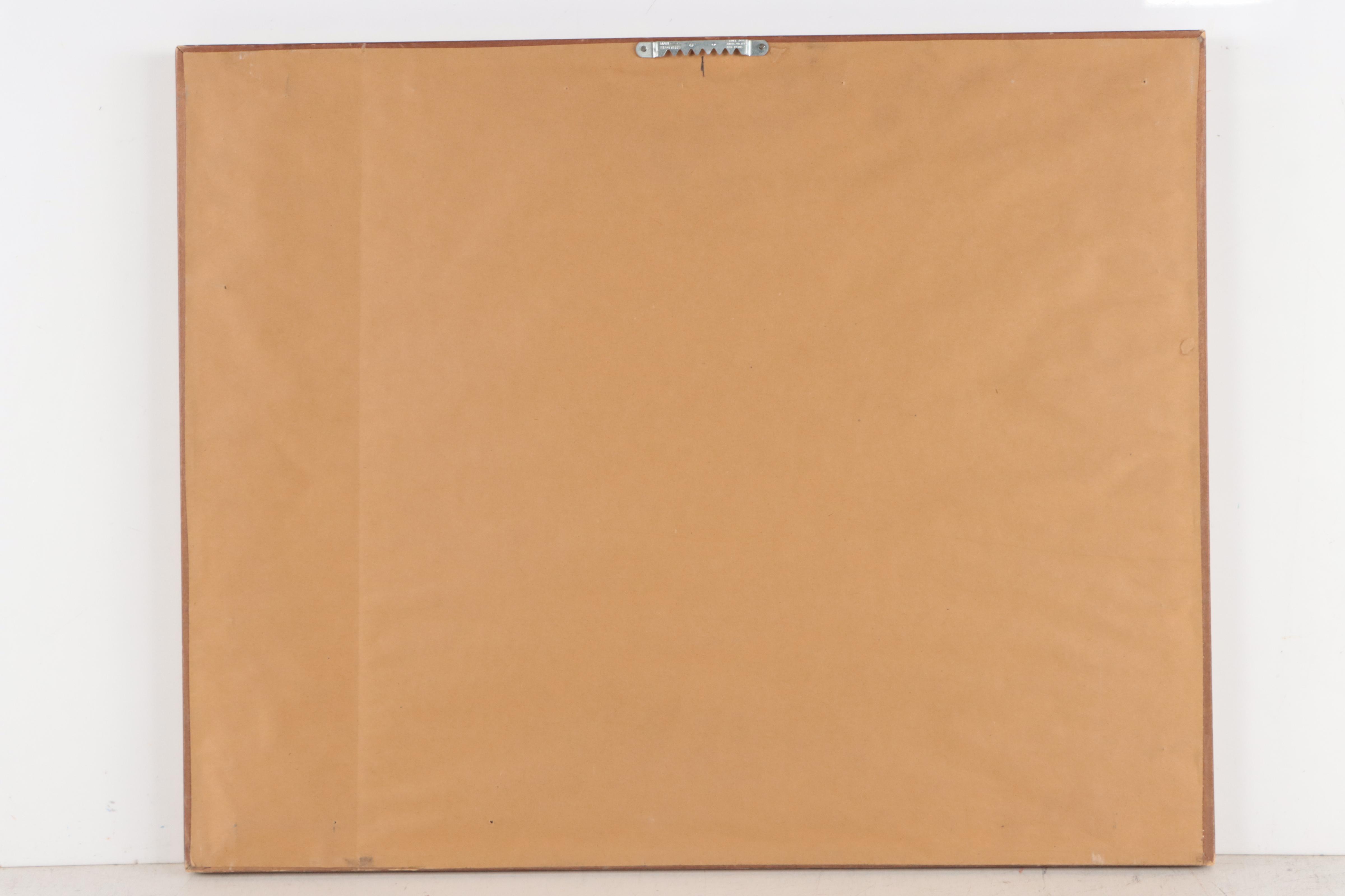 Dan Burne Jones Watercolor Painting of Landscape "Bayou Country," 1938-39